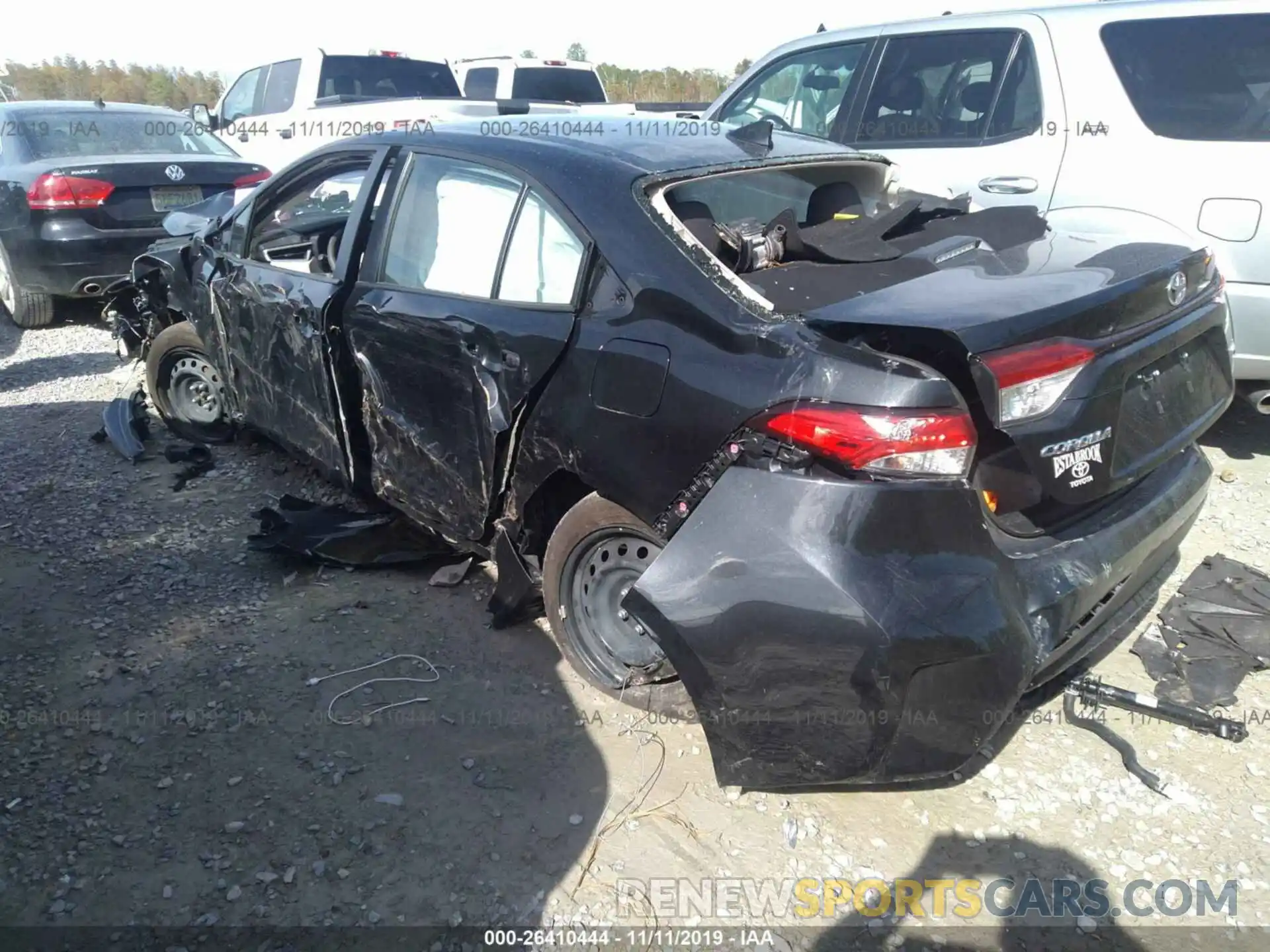 3 Photograph of a damaged car JTDEPRAE5LJ024552 TOYOTA COROLLA 2020