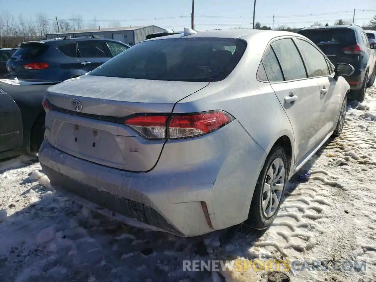 4 Photograph of a damaged car JTDEPRAE5LJ024745 TOYOTA COROLLA 2020