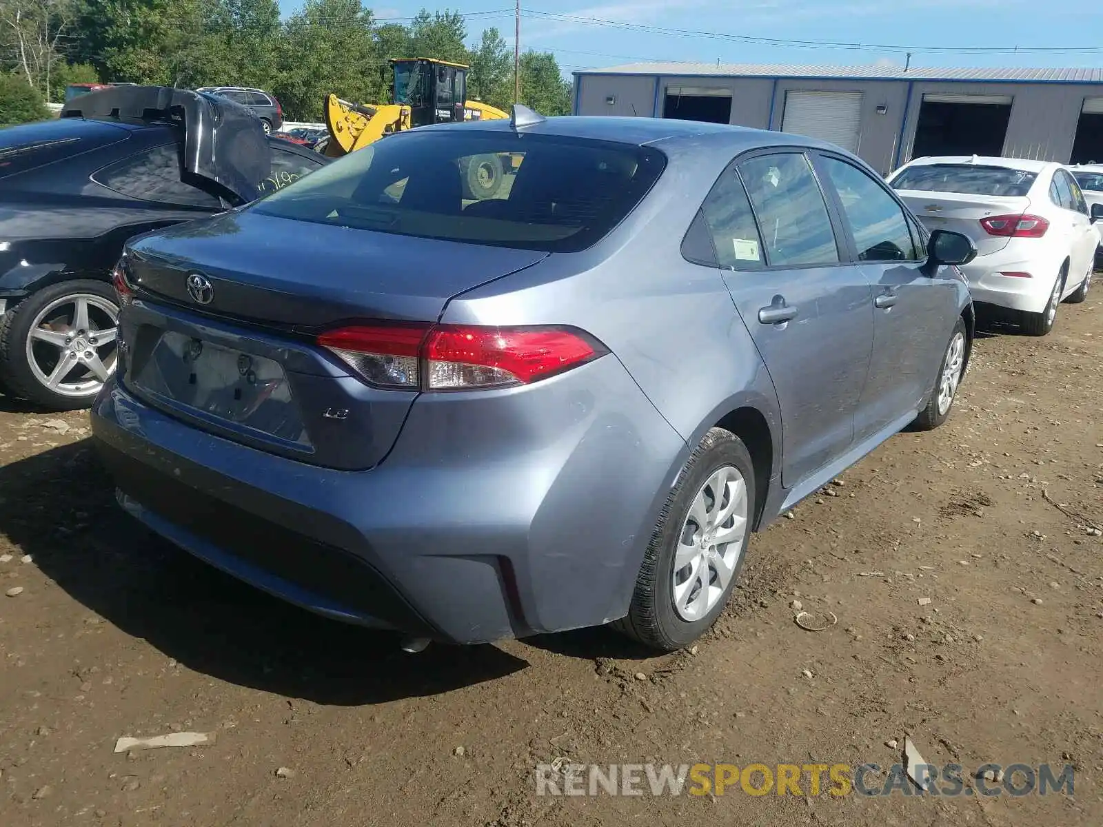 4 Photograph of a damaged car JTDEPRAE5LJ024762 TOYOTA COROLLA 2020