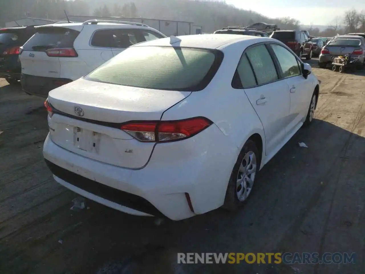 4 Photograph of a damaged car JTDEPRAE5LJ024860 TOYOTA COROLLA 2020