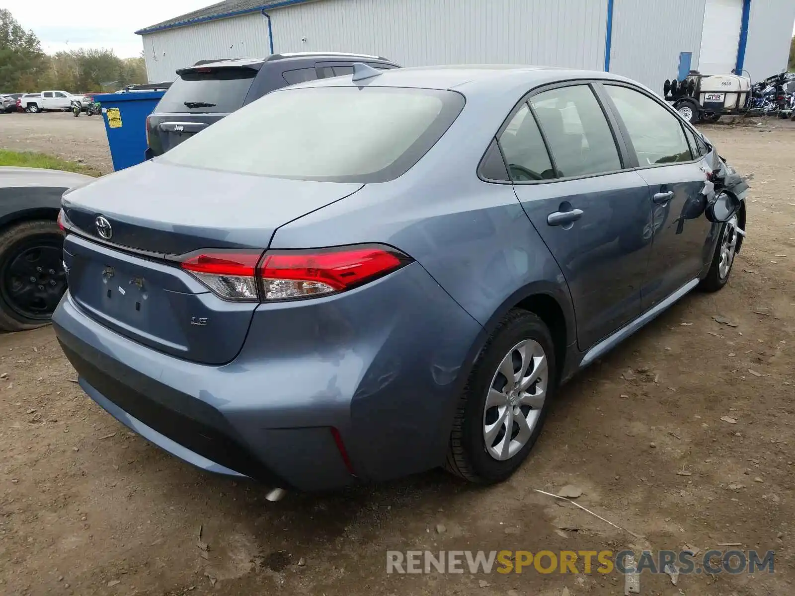 4 Photograph of a damaged car JTDEPRAE5LJ025085 TOYOTA COROLLA 2020