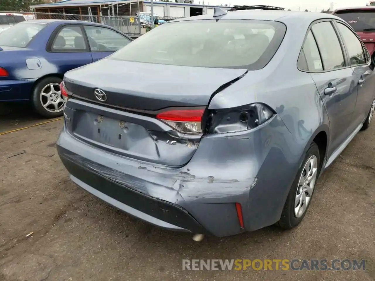 9 Photograph of a damaged car JTDEPRAE5LJ025104 TOYOTA COROLLA 2020