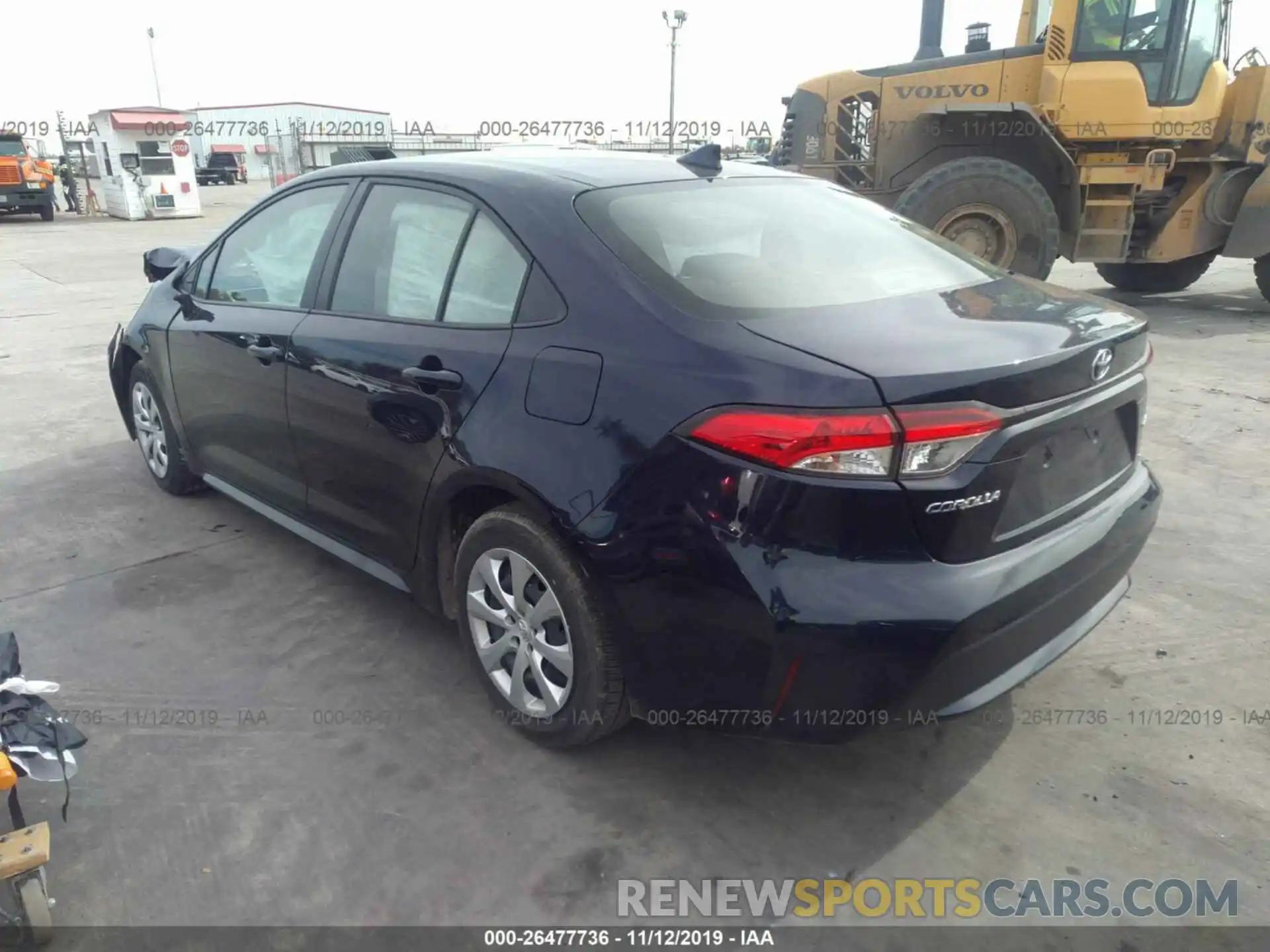 3 Photograph of a damaged car JTDEPRAE5LJ025409 TOYOTA COROLLA 2020