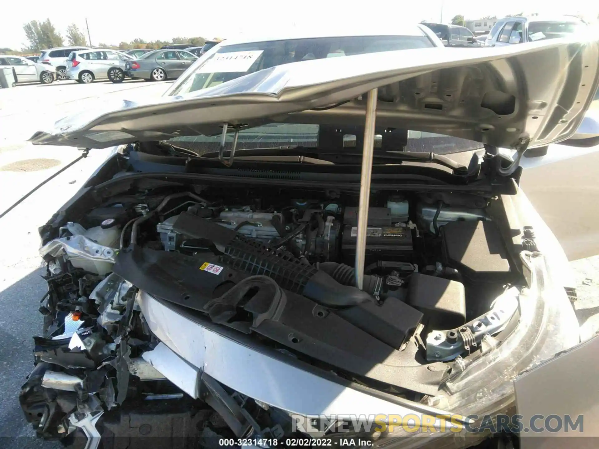 10 Photograph of a damaged car JTDEPRAE5LJ025457 TOYOTA COROLLA 2020