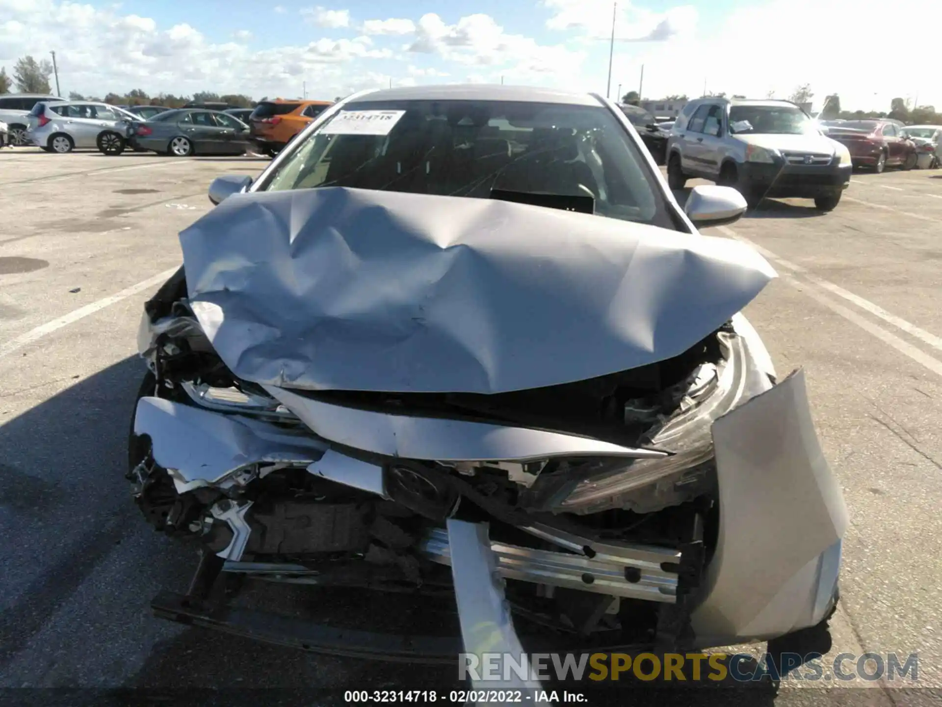 6 Photograph of a damaged car JTDEPRAE5LJ025457 TOYOTA COROLLA 2020