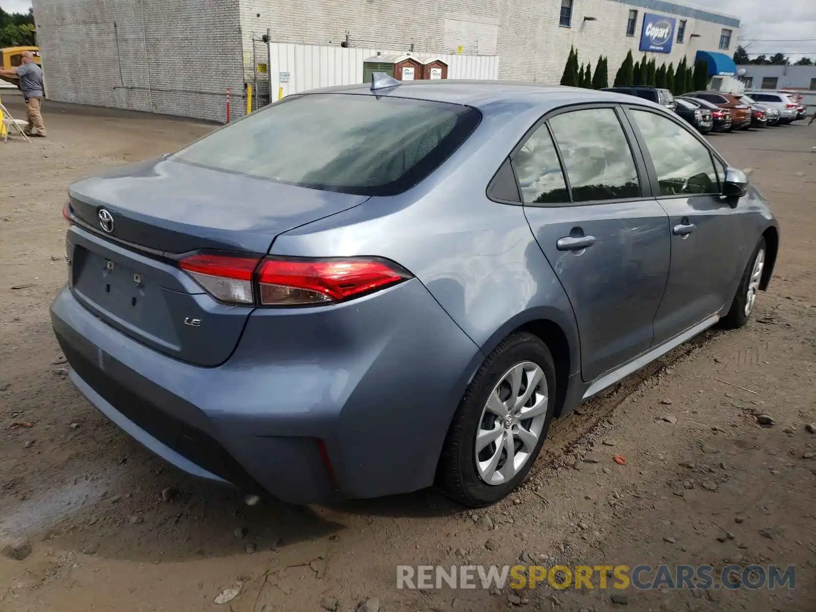 4 Photograph of a damaged car JTDEPRAE5LJ025586 TOYOTA COROLLA 2020