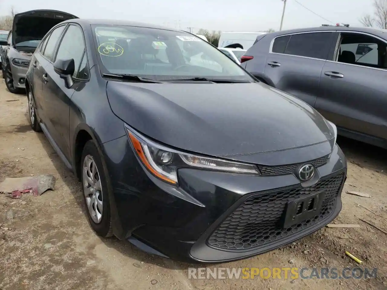 1 Photograph of a damaged car JTDEPRAE5LJ025782 TOYOTA COROLLA 2020