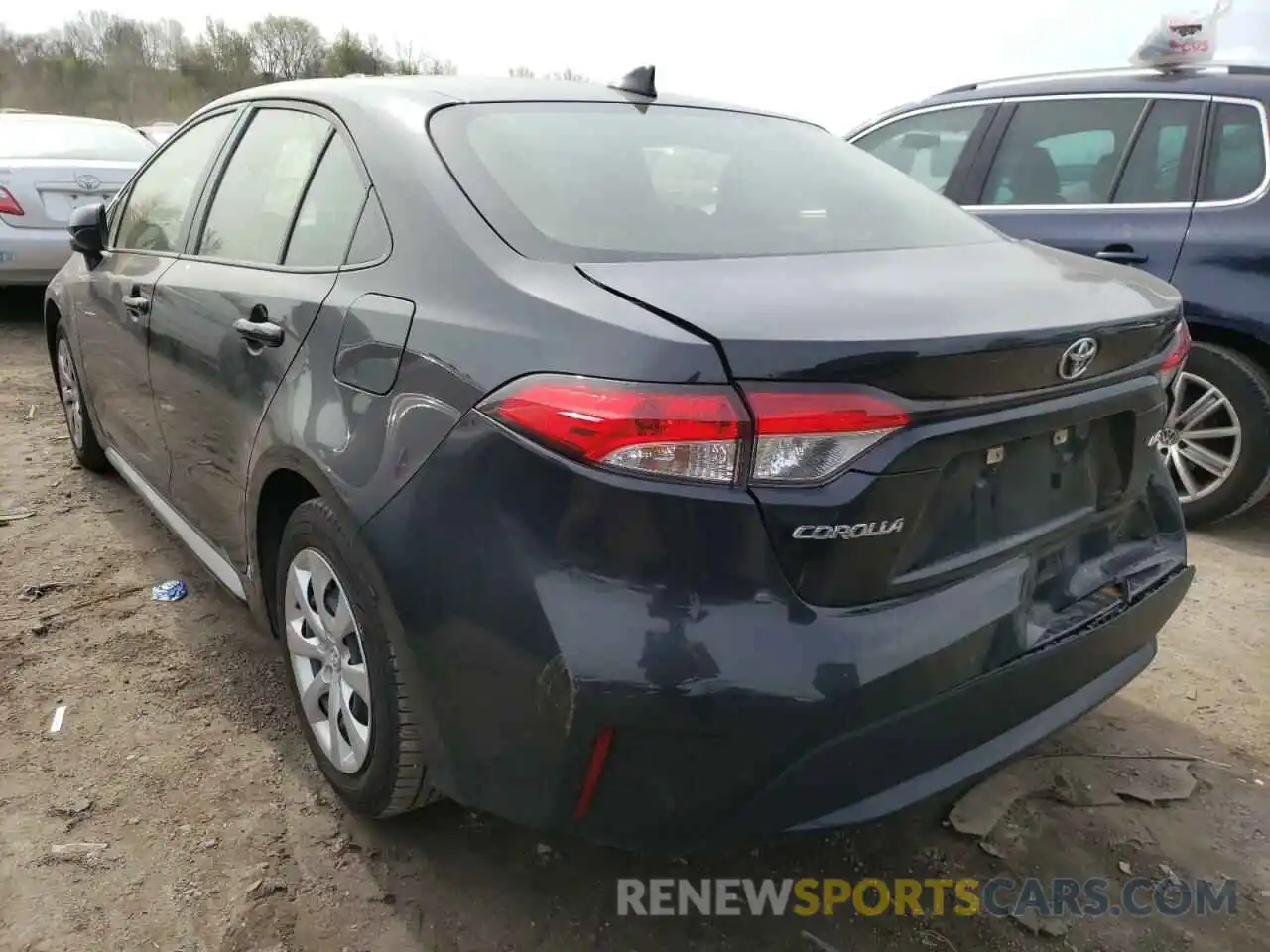 3 Photograph of a damaged car JTDEPRAE5LJ025782 TOYOTA COROLLA 2020