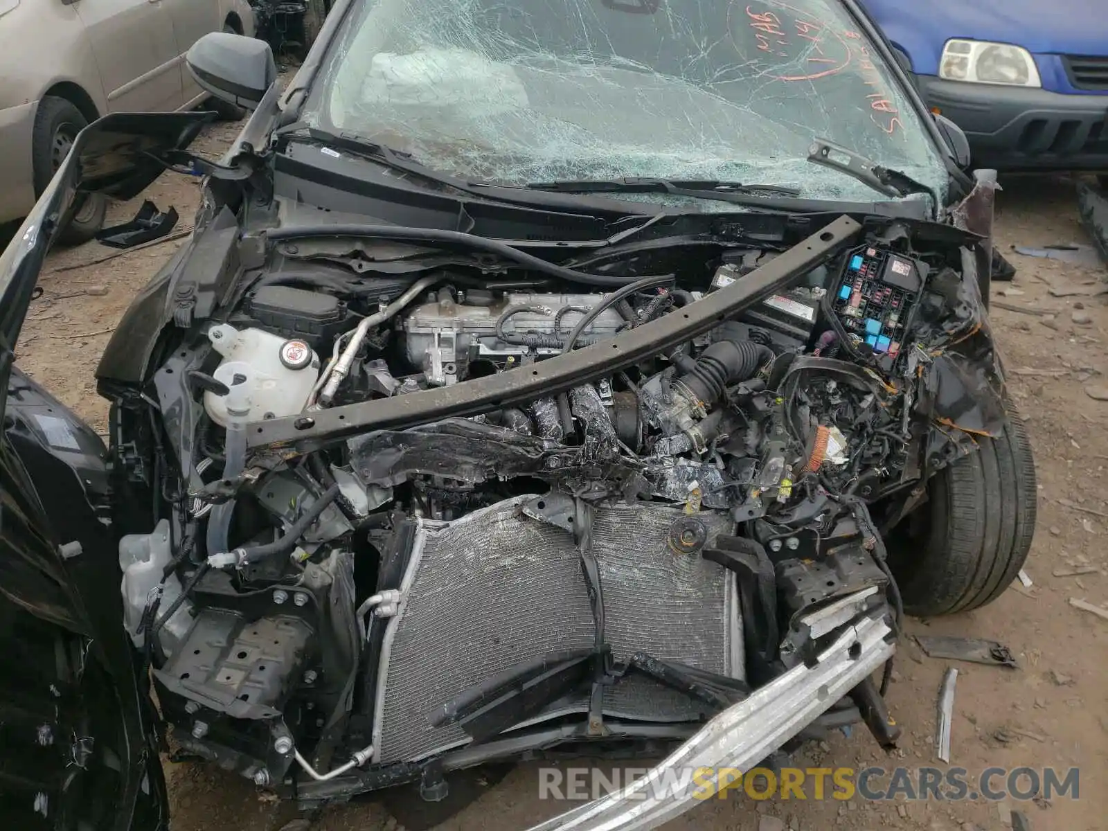 7 Photograph of a damaged car JTDEPRAE5LJ025913 TOYOTA COROLLA 2020