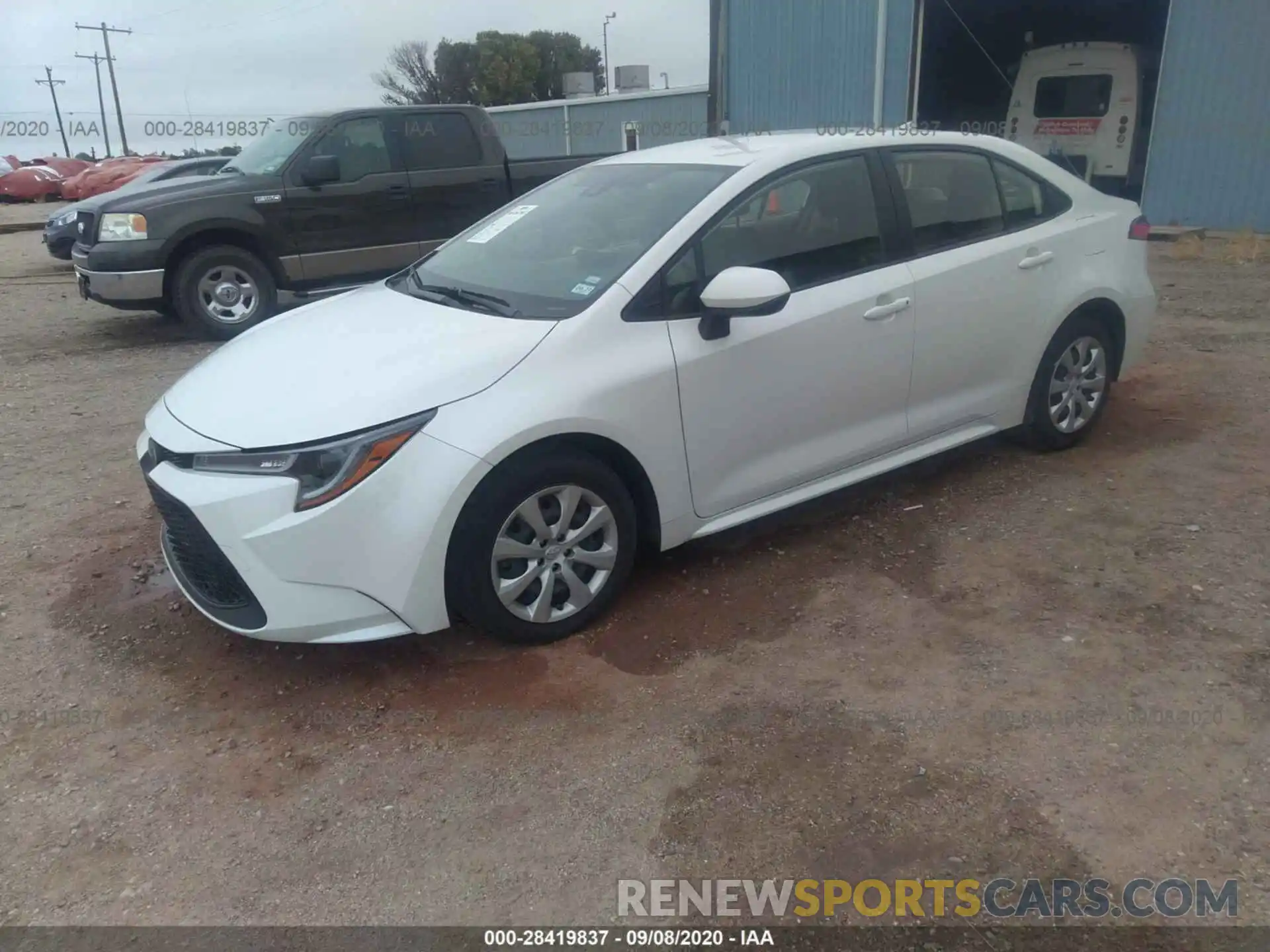 2 Photograph of a damaged car JTDEPRAE5LJ026253 TOYOTA COROLLA 2020