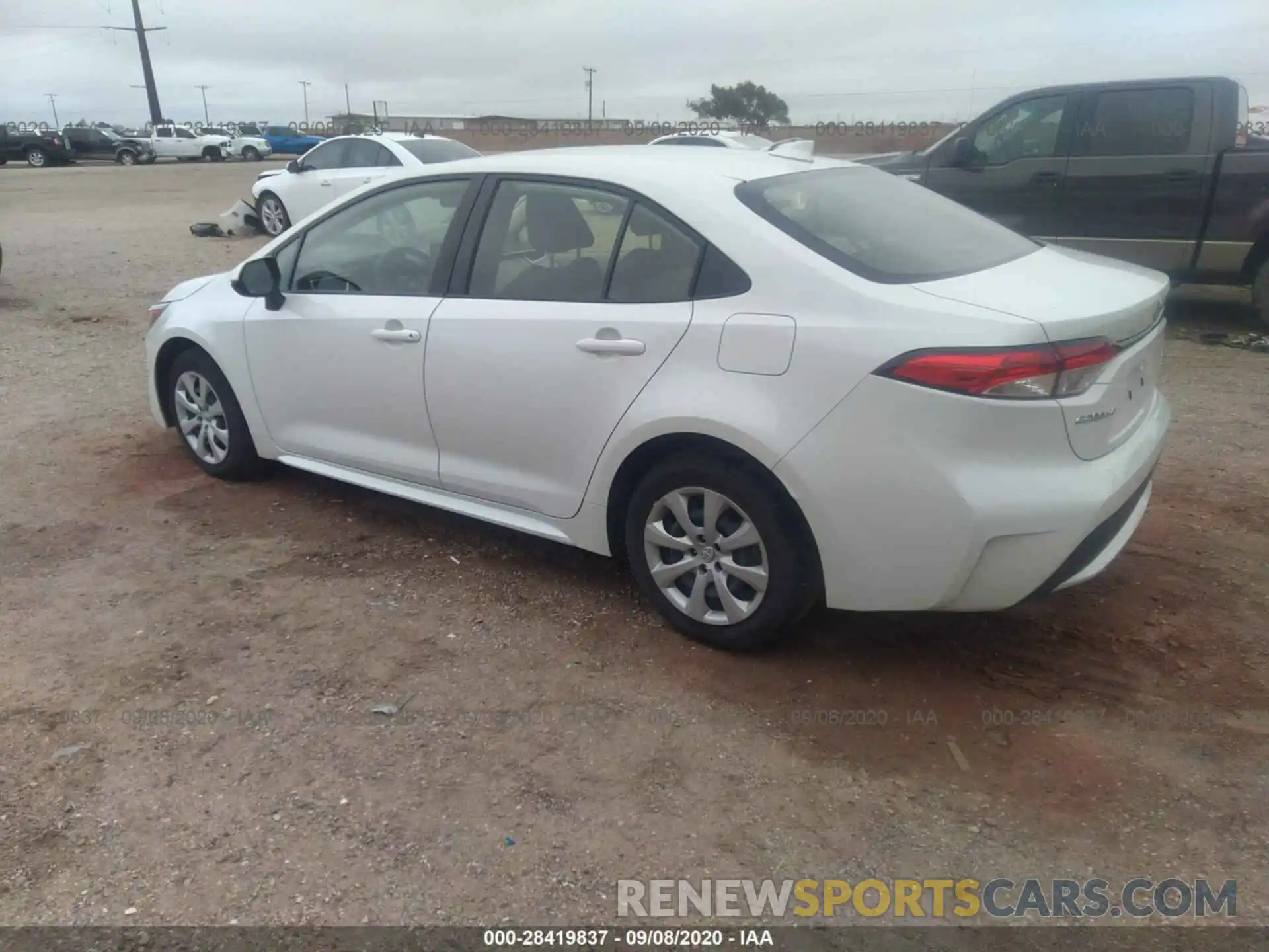 3 Photograph of a damaged car JTDEPRAE5LJ026253 TOYOTA COROLLA 2020