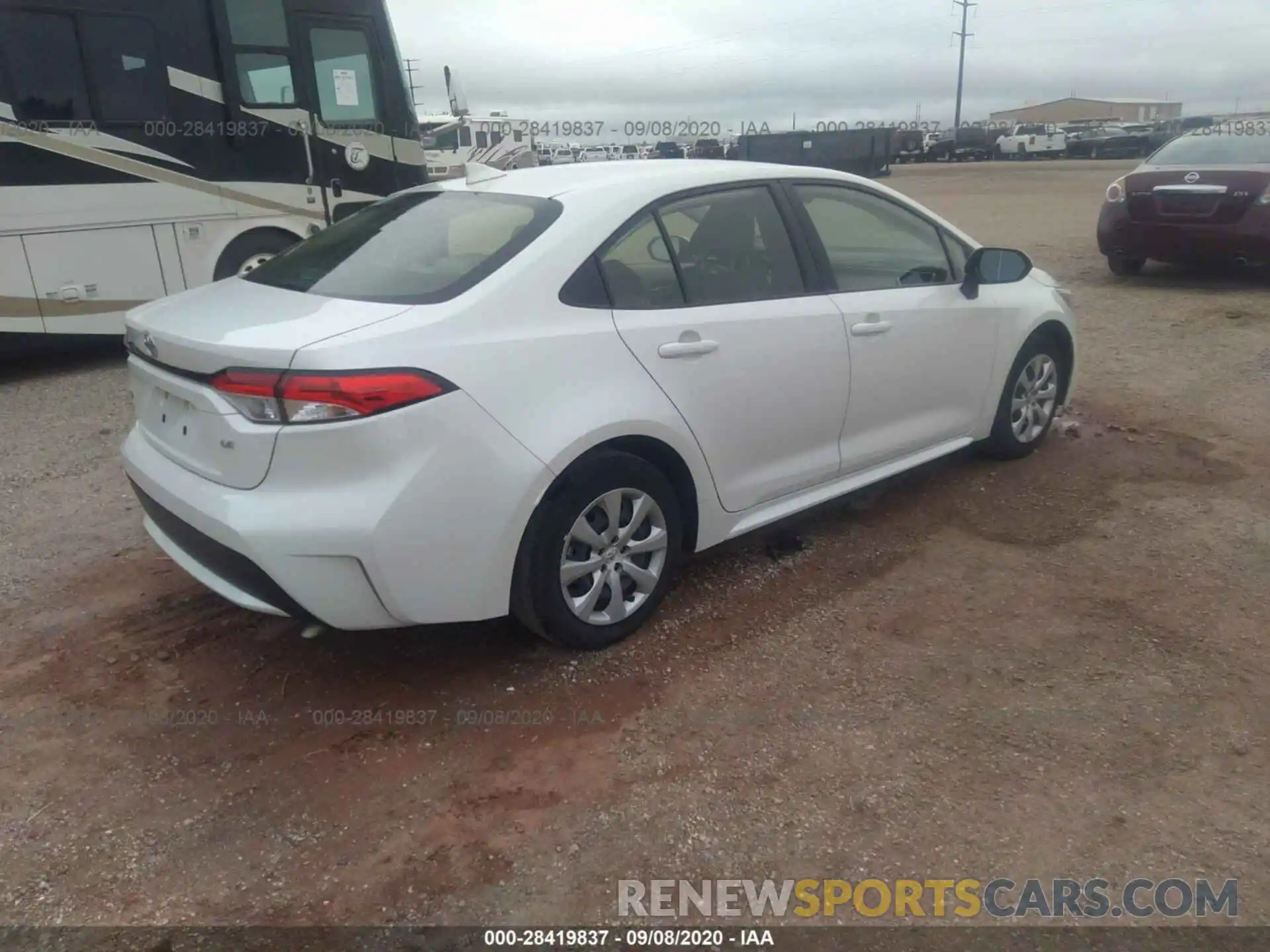 4 Photograph of a damaged car JTDEPRAE5LJ026253 TOYOTA COROLLA 2020