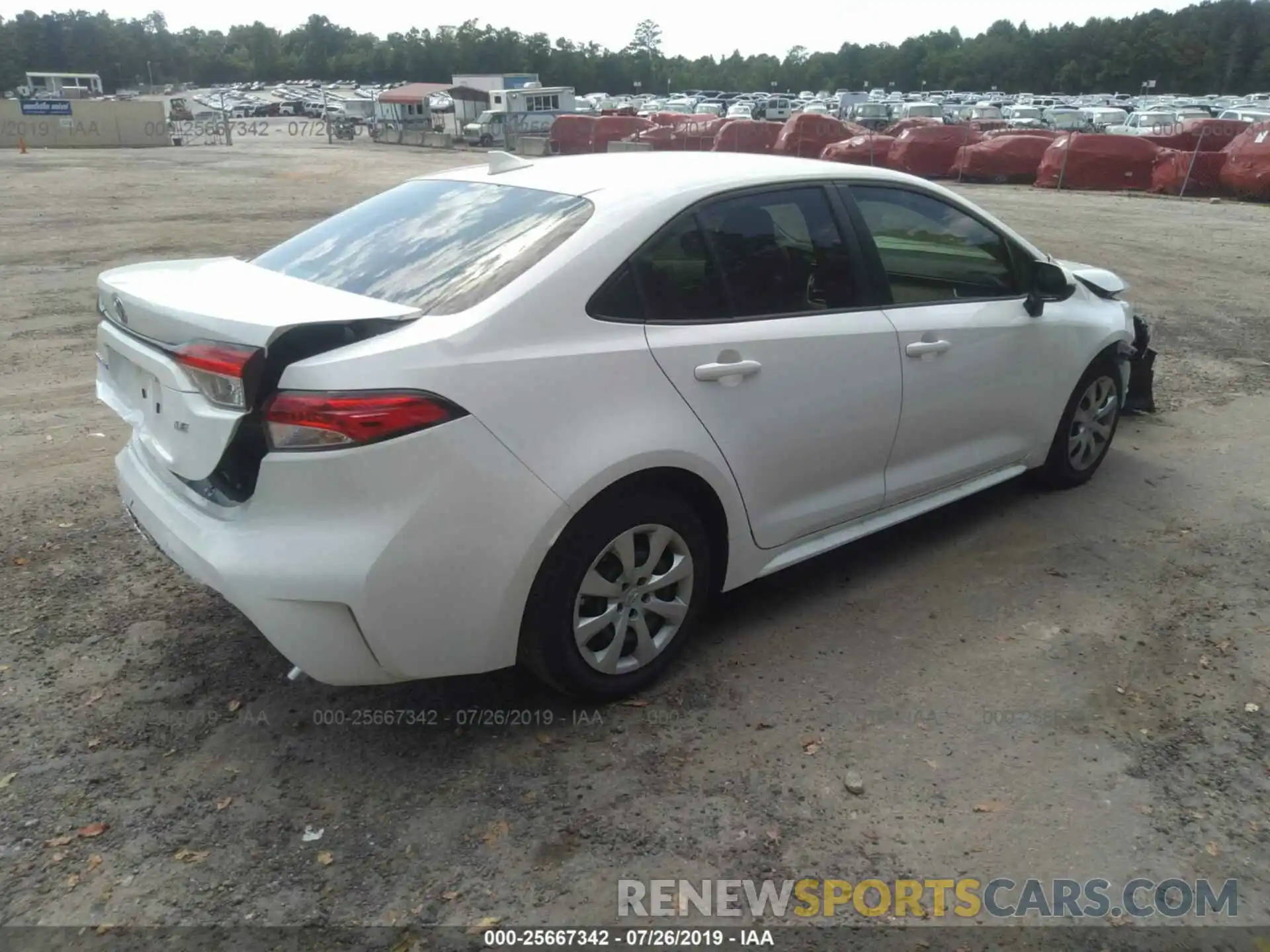 4 Photograph of a damaged car JTDEPRAE5LJ026706 TOYOTA COROLLA 2020