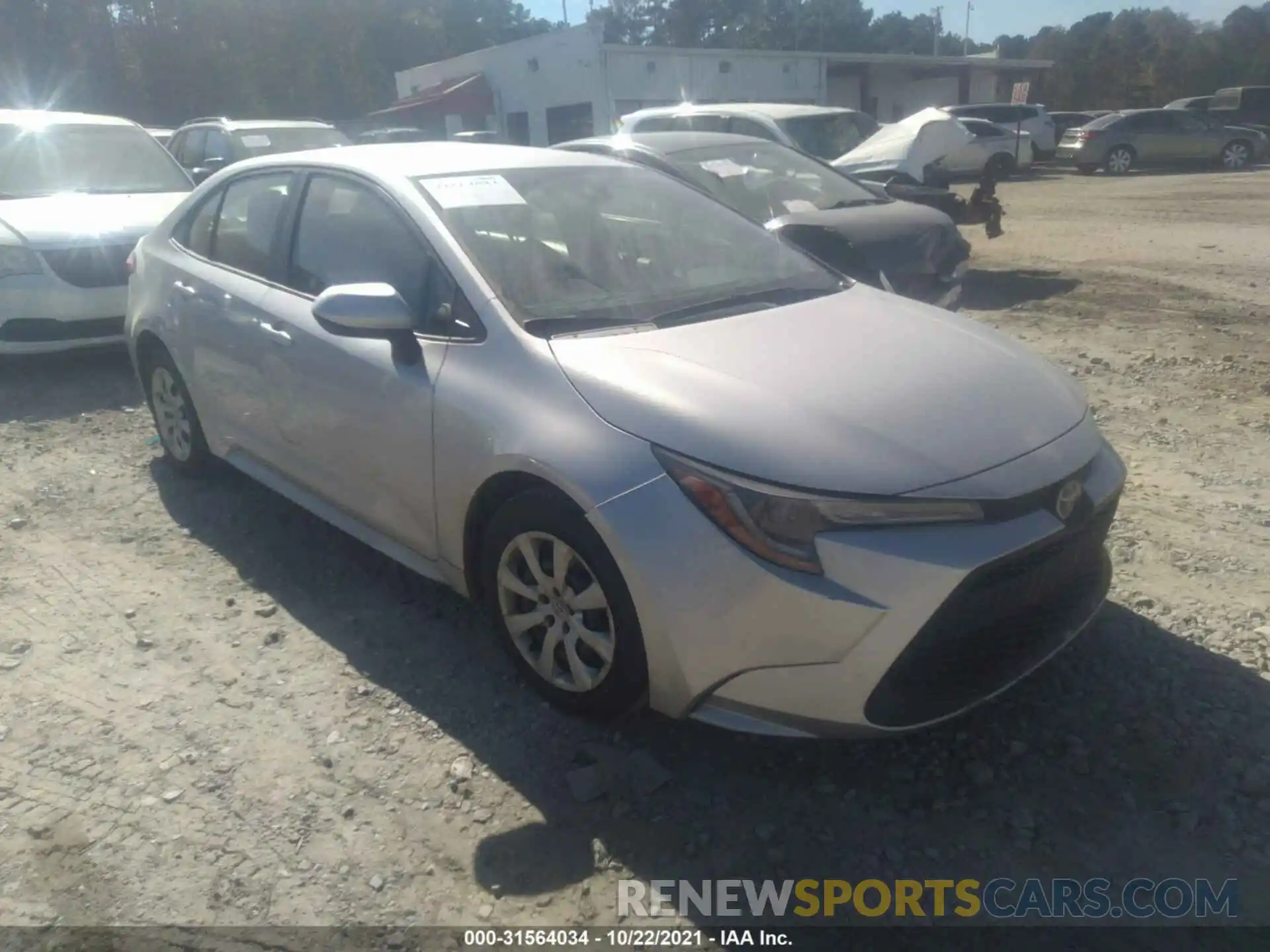 1 Photograph of a damaged car JTDEPRAE5LJ026754 TOYOTA COROLLA 2020