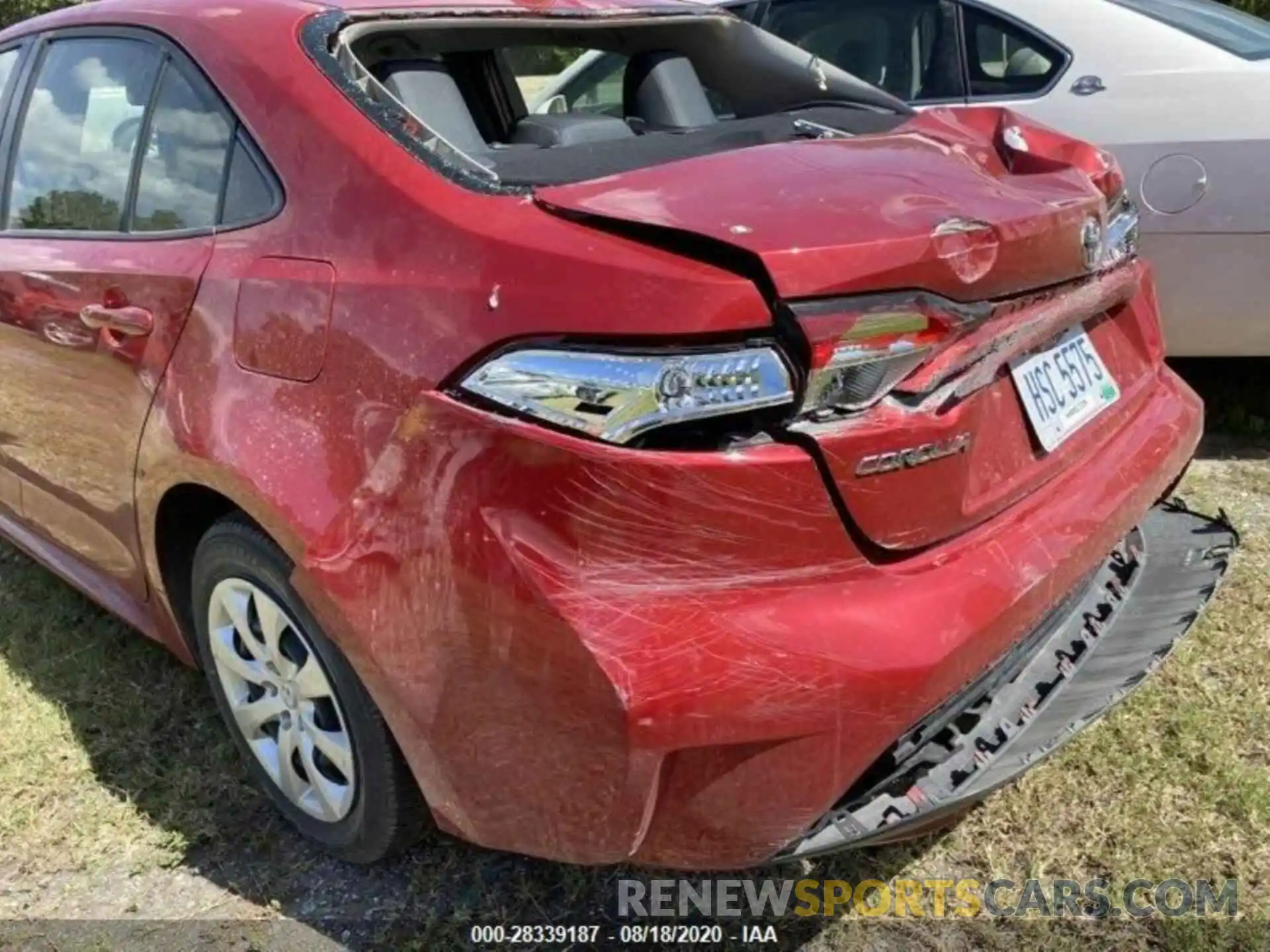 9 Photograph of a damaged car JTDEPRAE5LJ026835 TOYOTA COROLLA 2020