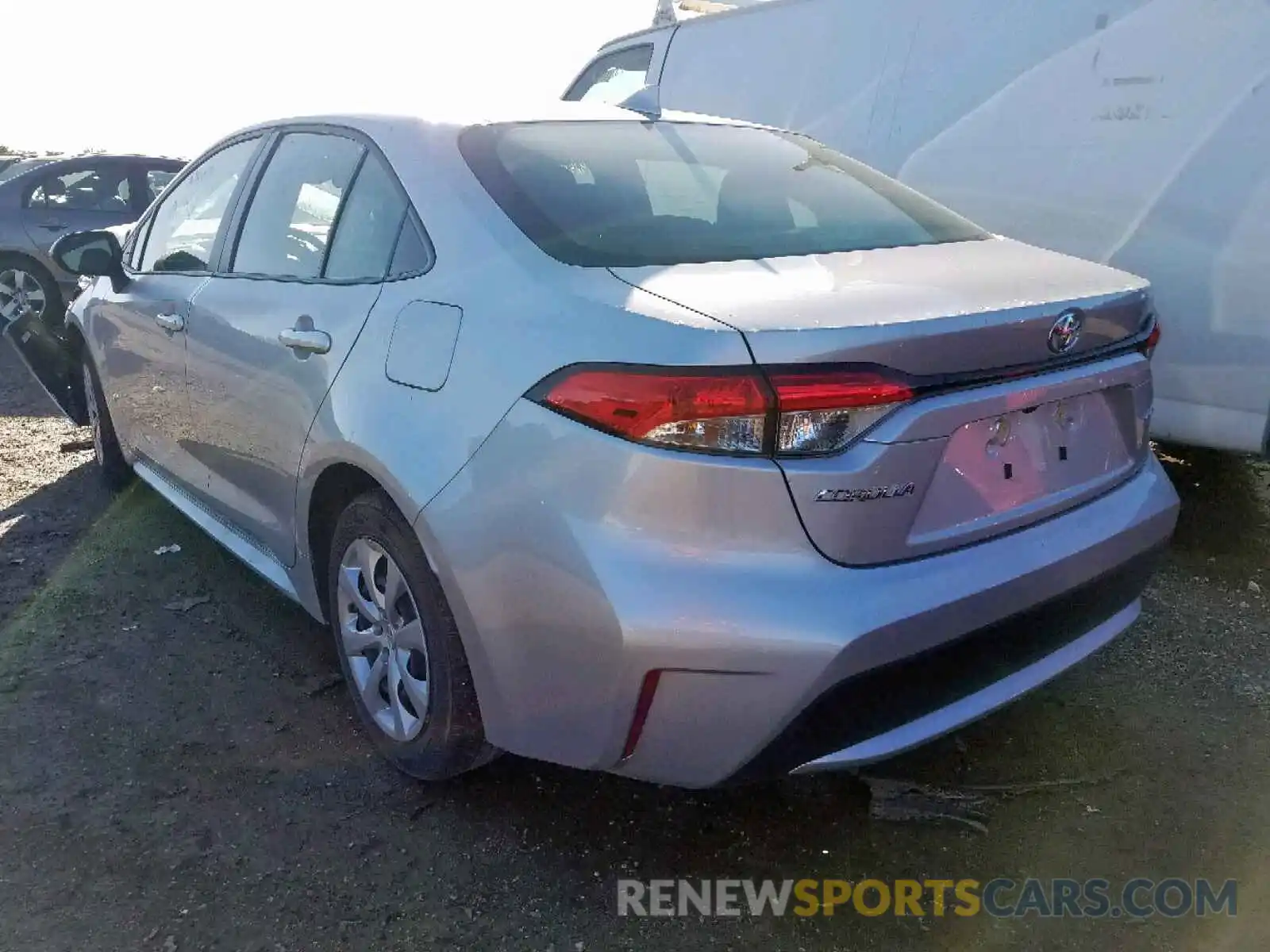 3 Photograph of a damaged car JTDEPRAE5LJ027032 TOYOTA COROLLA 2020