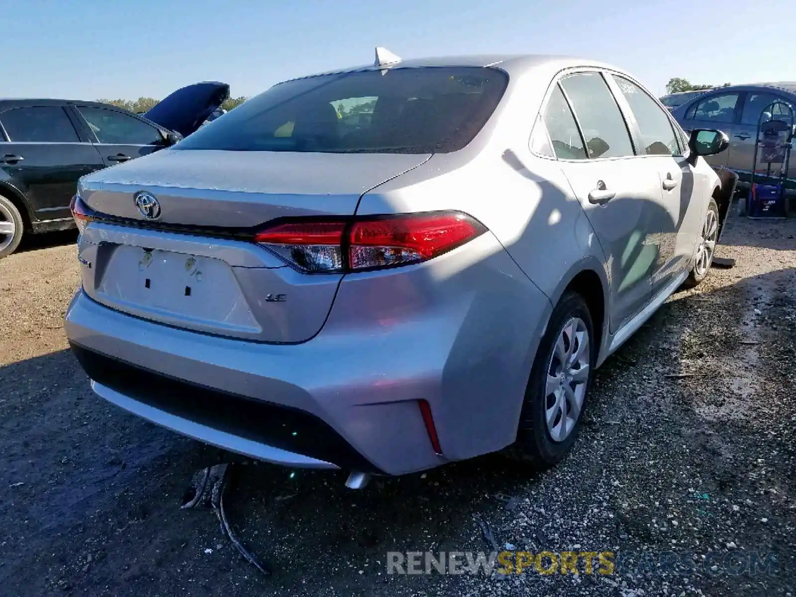 4 Photograph of a damaged car JTDEPRAE5LJ027032 TOYOTA COROLLA 2020