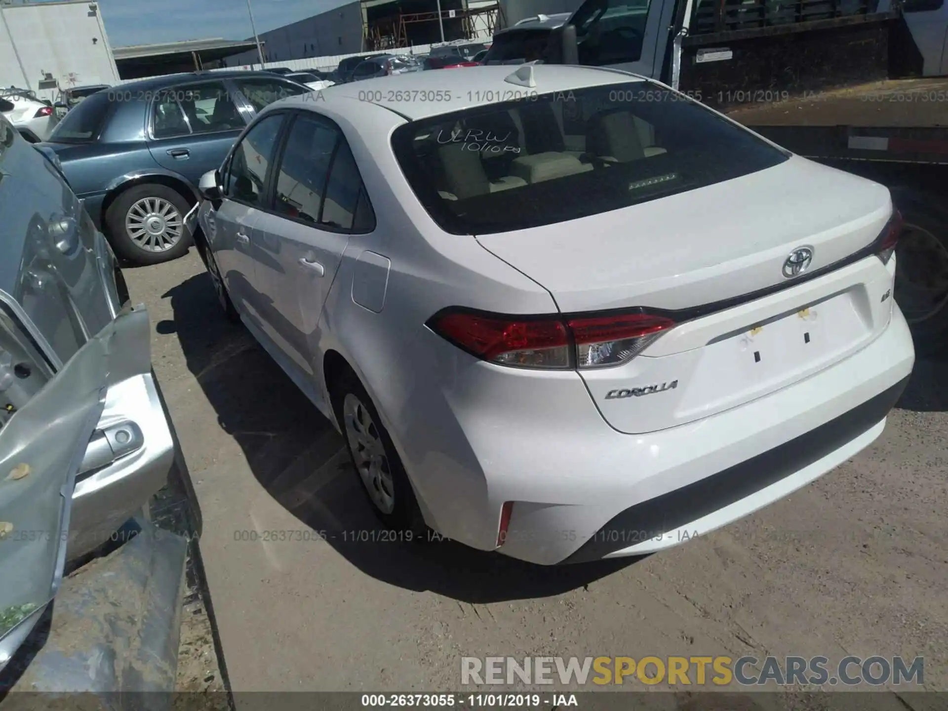 3 Photograph of a damaged car JTDEPRAE5LJ027368 TOYOTA COROLLA 2020