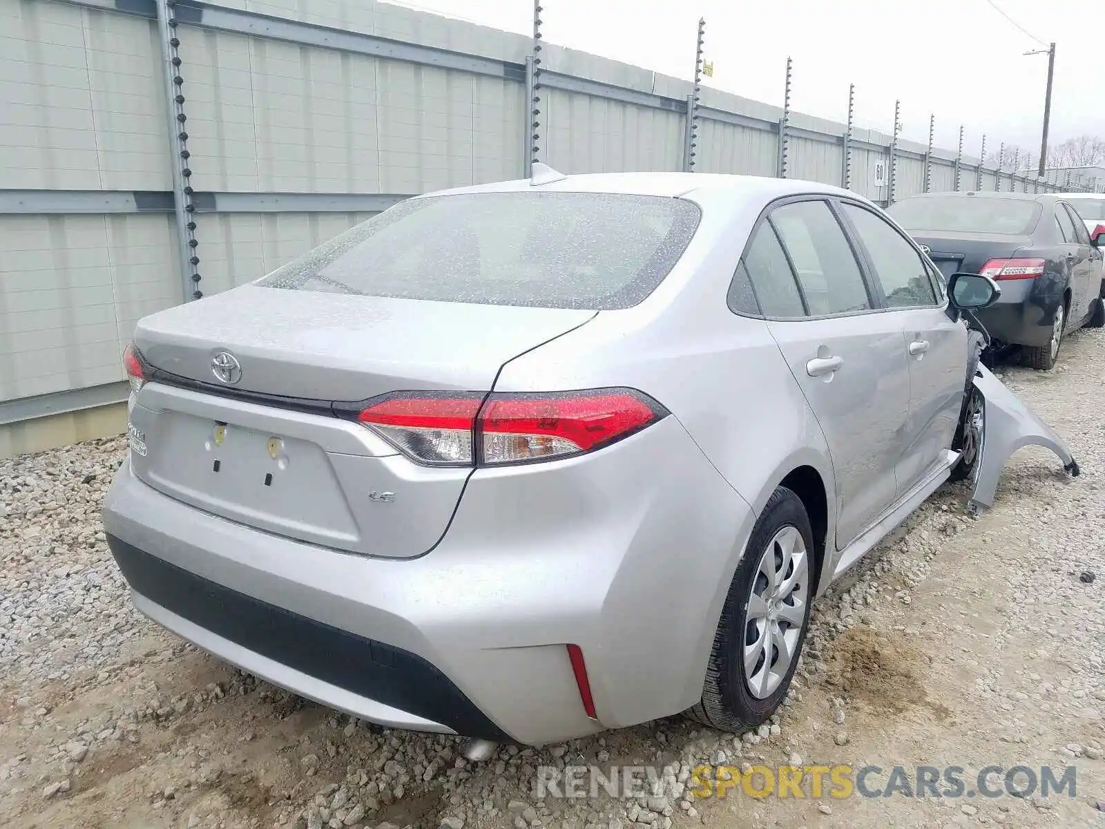 4 Photograph of a damaged car JTDEPRAE5LJ027466 TOYOTA COROLLA 2020