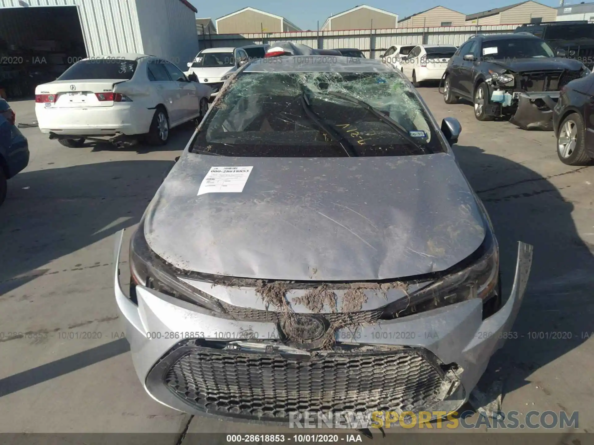 6 Photograph of a damaged car JTDEPRAE5LJ027631 TOYOTA COROLLA 2020