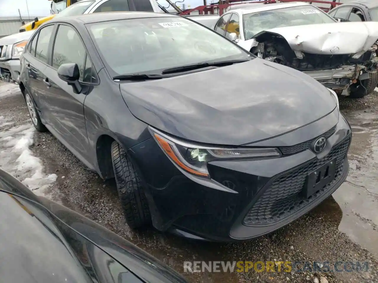 1 Photograph of a damaged car JTDEPRAE5LJ029153 TOYOTA COROLLA 2020