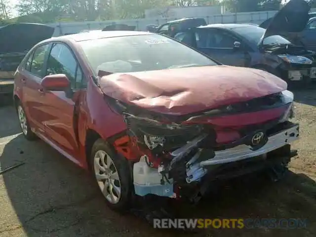 1 Photograph of a damaged car JTDEPRAE5LJ029217 TOYOTA COROLLA 2020