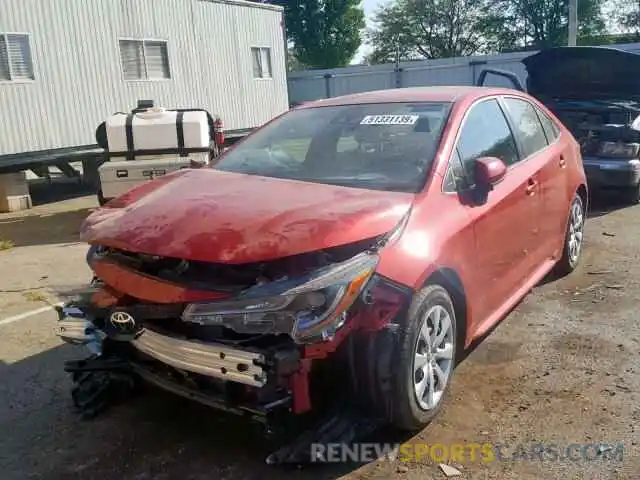 2 Photograph of a damaged car JTDEPRAE5LJ029217 TOYOTA COROLLA 2020