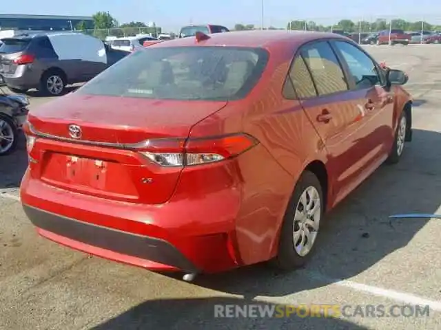 4 Photograph of a damaged car JTDEPRAE5LJ029217 TOYOTA COROLLA 2020