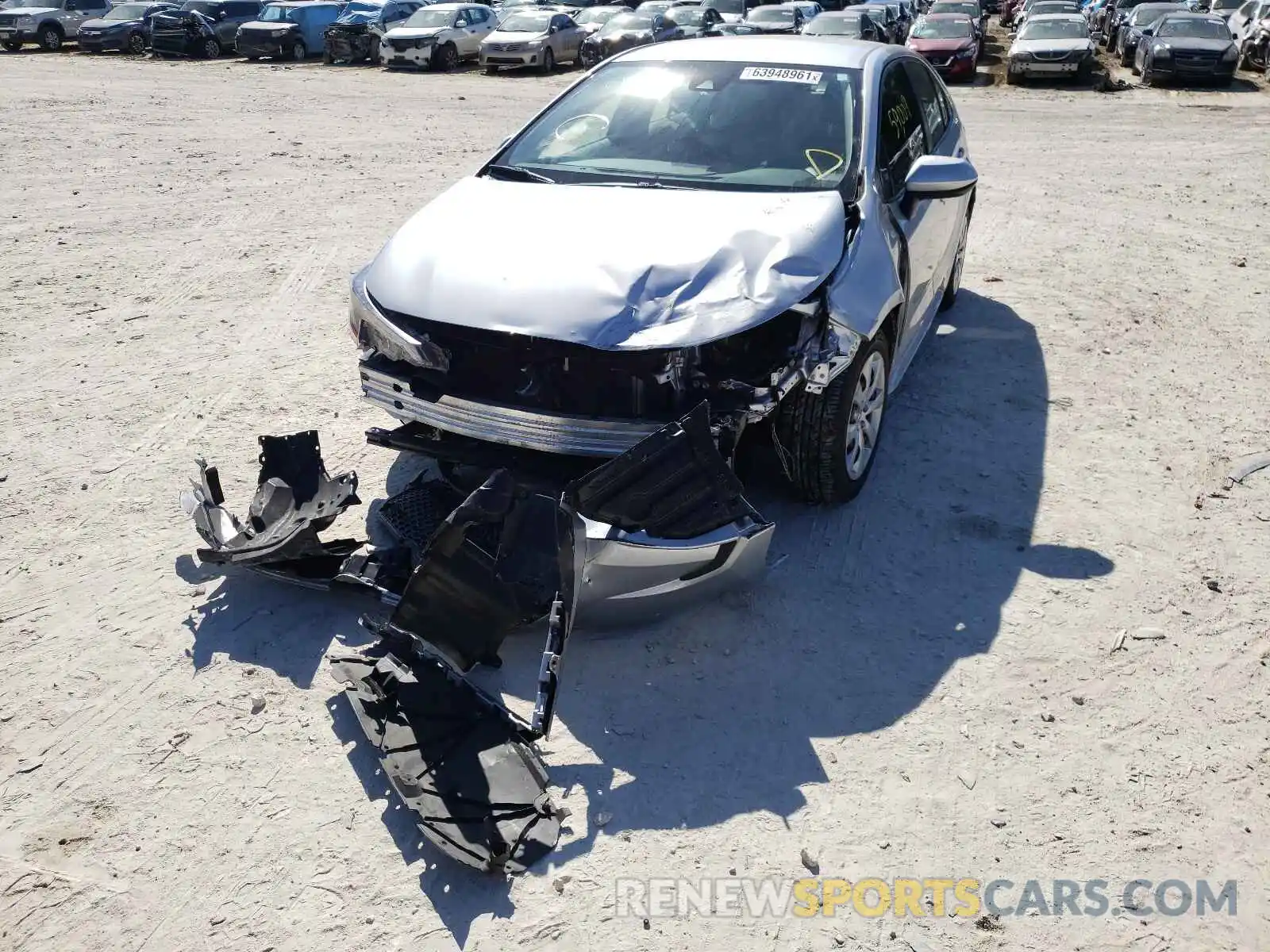 9 Photograph of a damaged car JTDEPRAE5LJ029377 TOYOTA COROLLA 2020