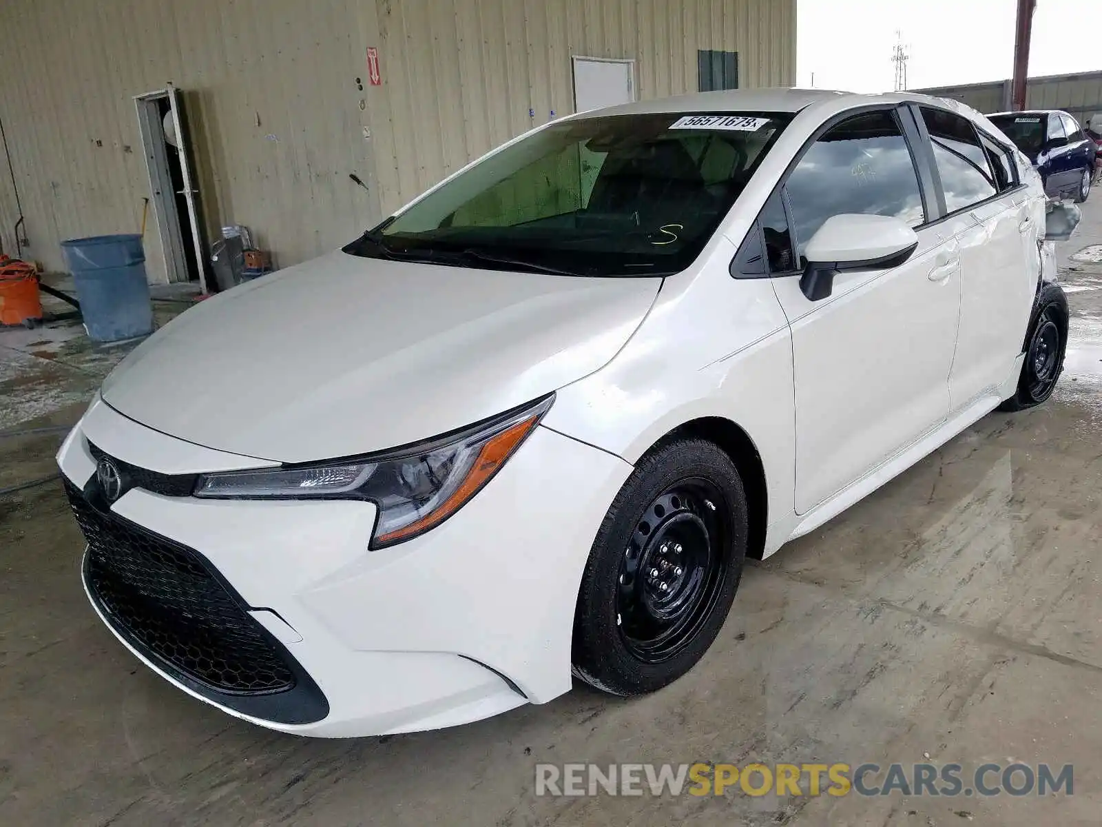 2 Photograph of a damaged car JTDEPRAE5LJ029458 TOYOTA COROLLA 2020