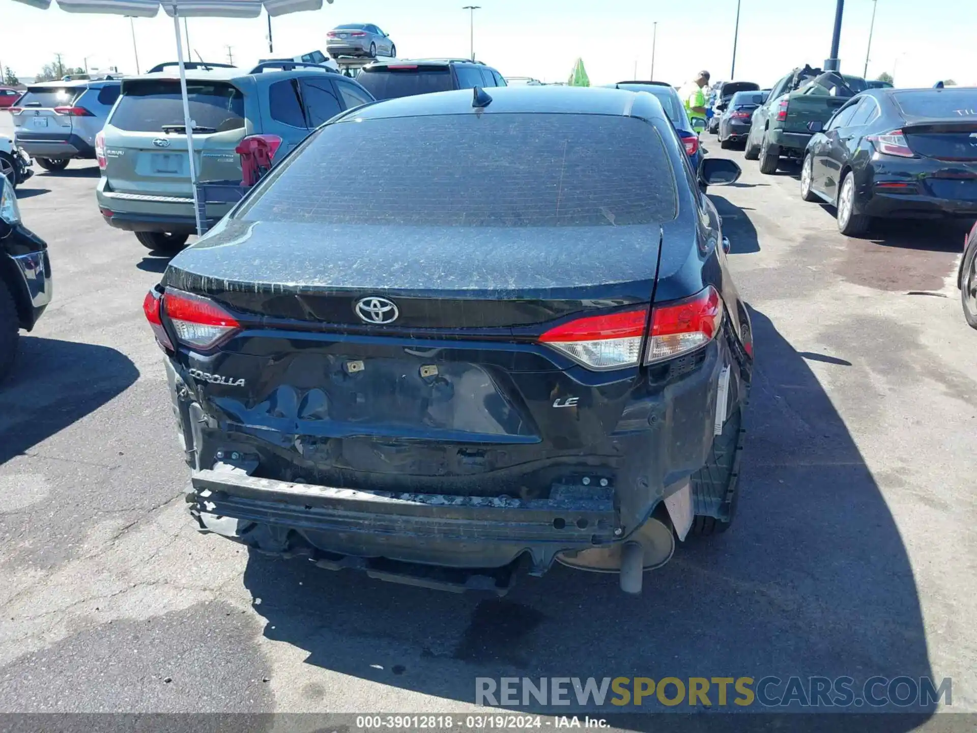 16 Photograph of a damaged car JTDEPRAE5LJ029931 TOYOTA COROLLA 2020