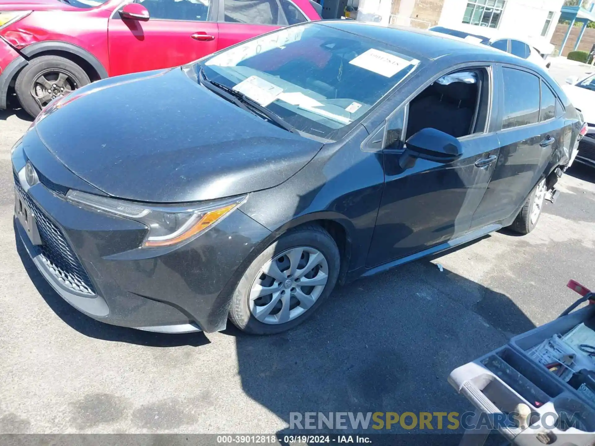 2 Photograph of a damaged car JTDEPRAE5LJ029931 TOYOTA COROLLA 2020