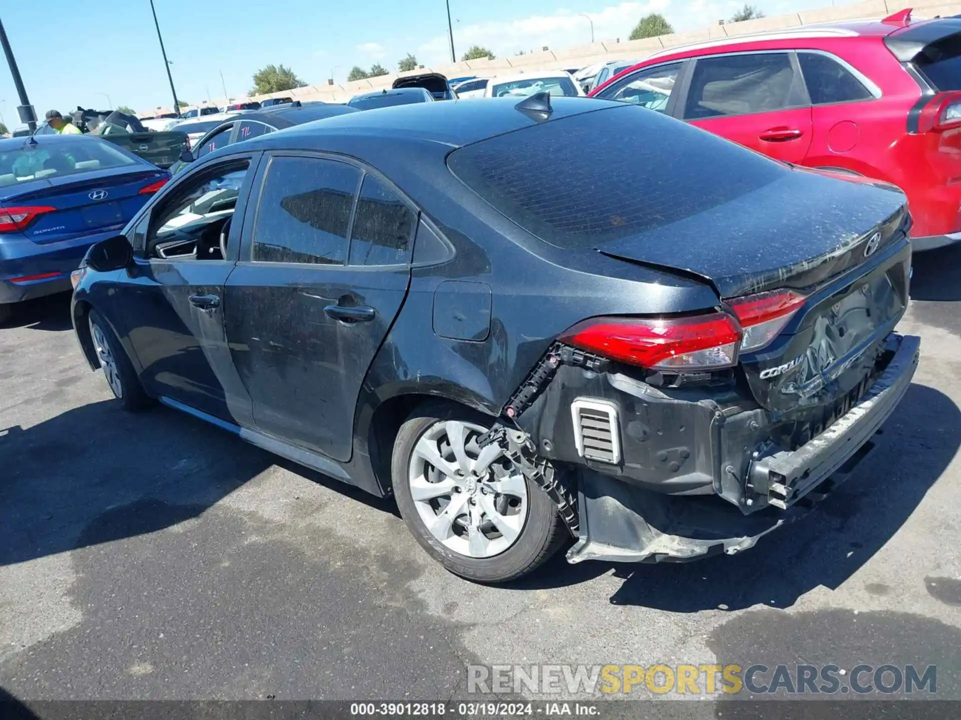 3 Photograph of a damaged car JTDEPRAE5LJ029931 TOYOTA COROLLA 2020