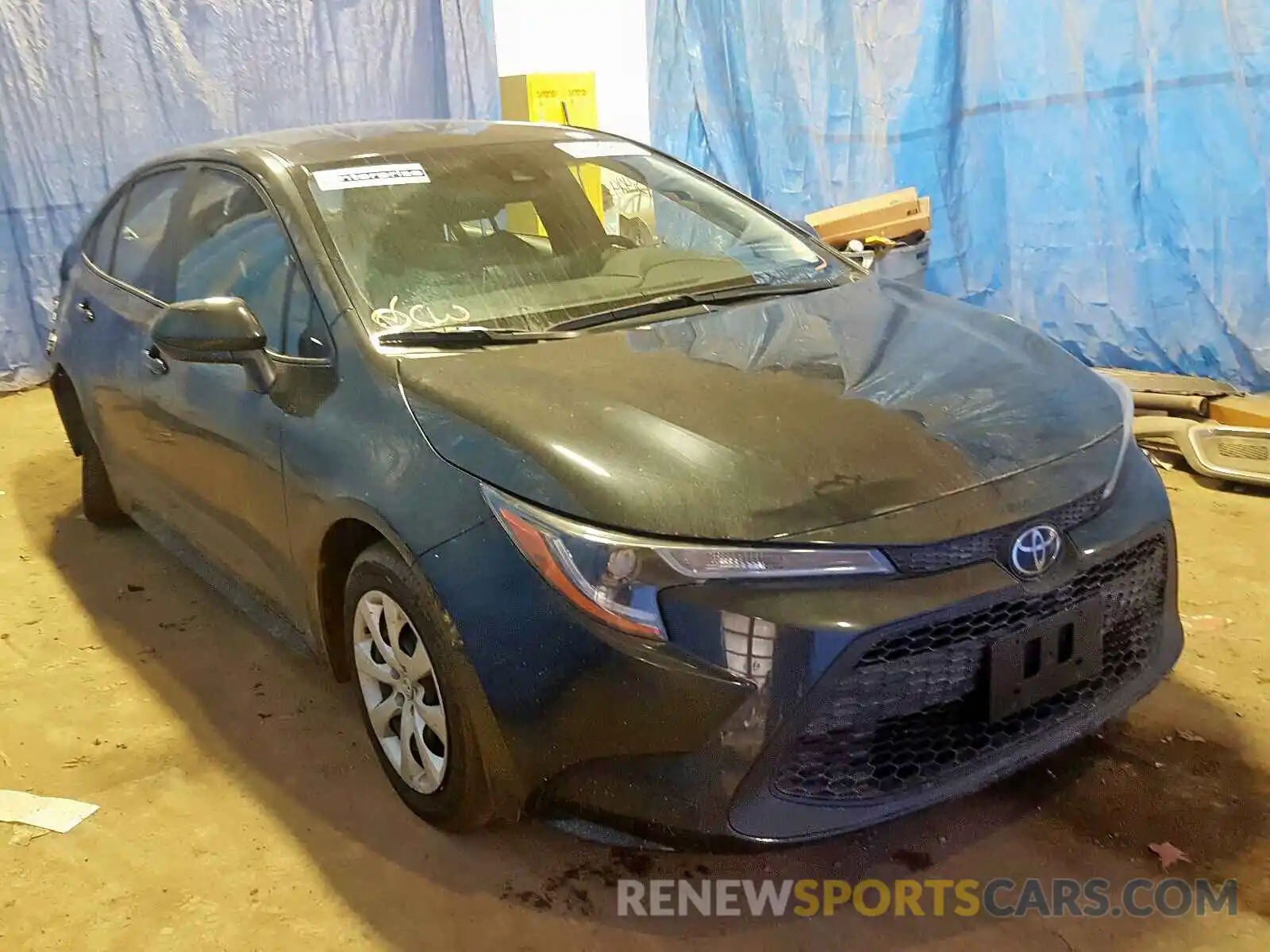 1 Photograph of a damaged car JTDEPRAE5LJ030173 TOYOTA COROLLA 2020