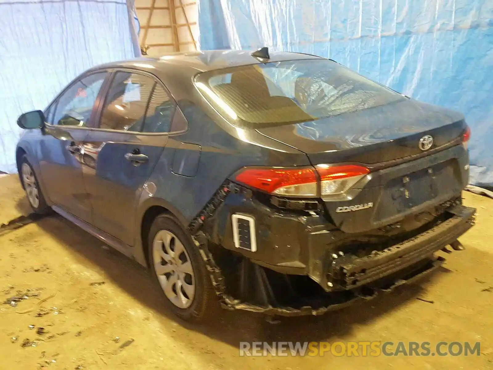 3 Photograph of a damaged car JTDEPRAE5LJ030173 TOYOTA COROLLA 2020