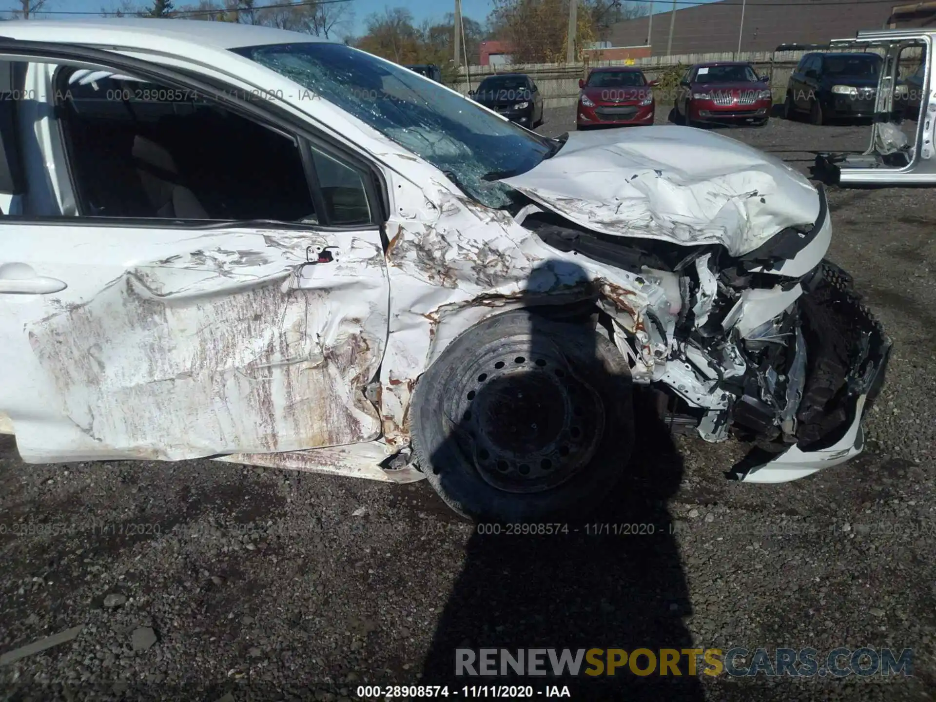 6 Photograph of a damaged car JTDEPRAE5LJ030397 TOYOTA COROLLA 2020