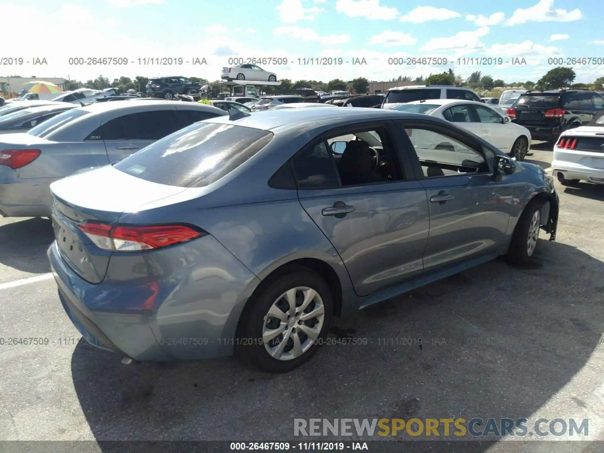 4 Photograph of a damaged car JTDEPRAE5LJ030853 TOYOTA COROLLA 2020