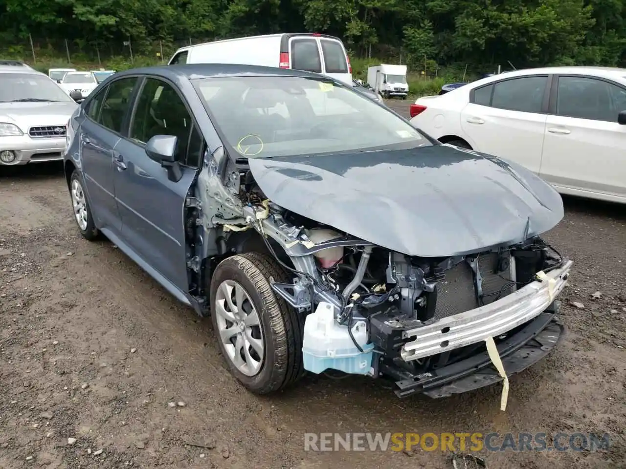 1 Photograph of a damaged car JTDEPRAE5LJ031579 TOYOTA COROLLA 2020