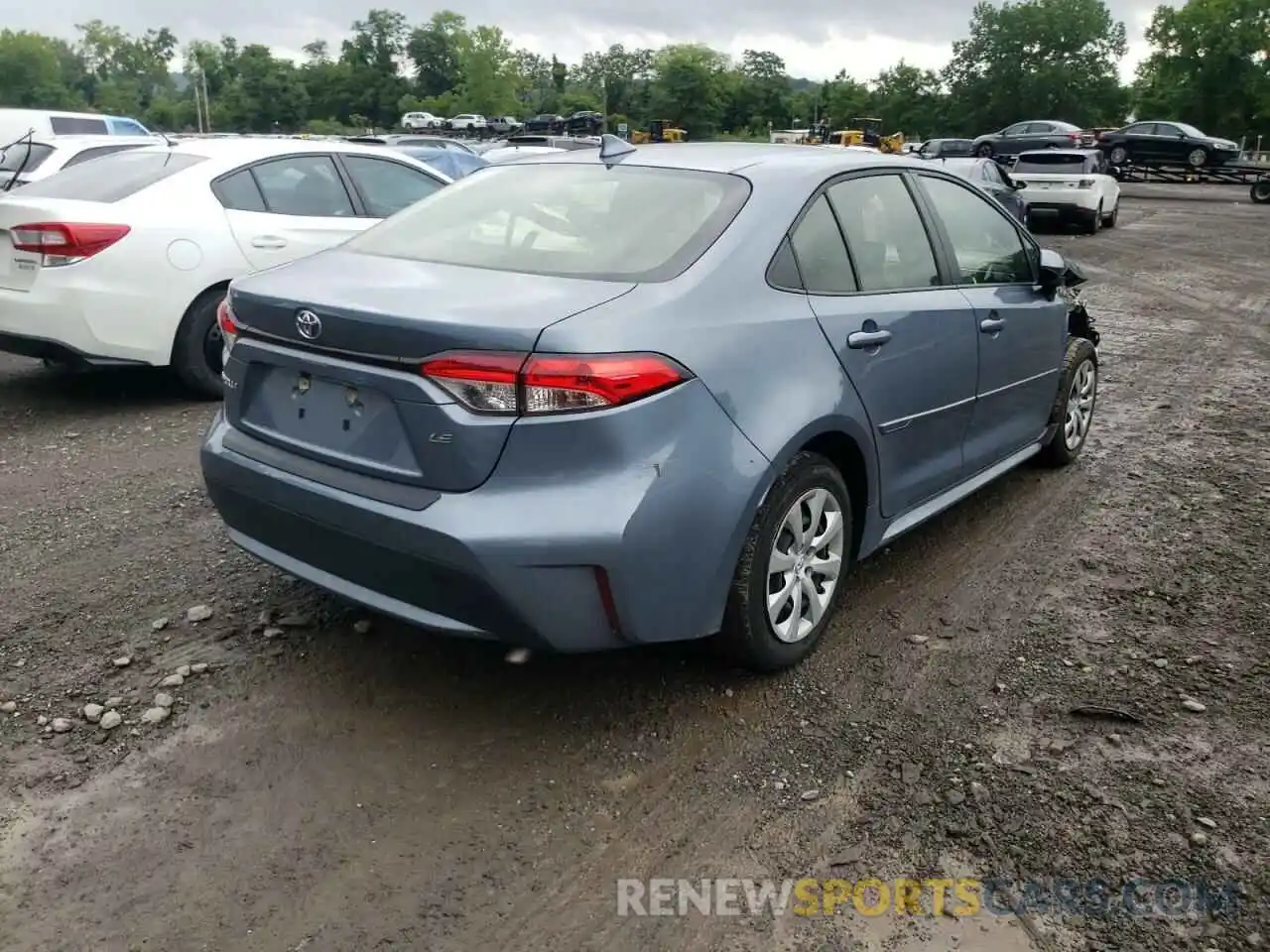 4 Photograph of a damaged car JTDEPRAE5LJ031579 TOYOTA COROLLA 2020