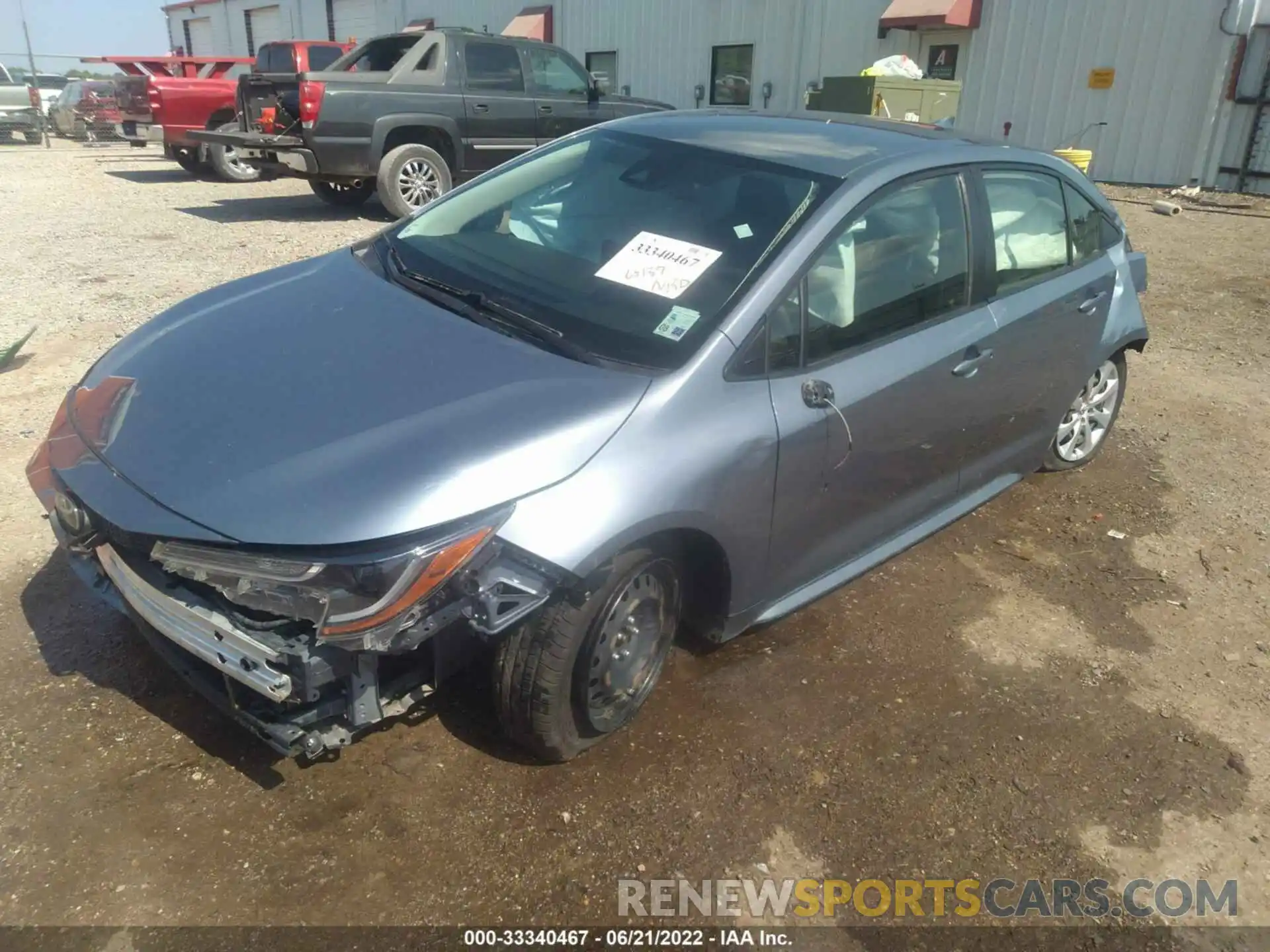 2 Photograph of a damaged car JTDEPRAE5LJ031727 TOYOTA COROLLA 2020