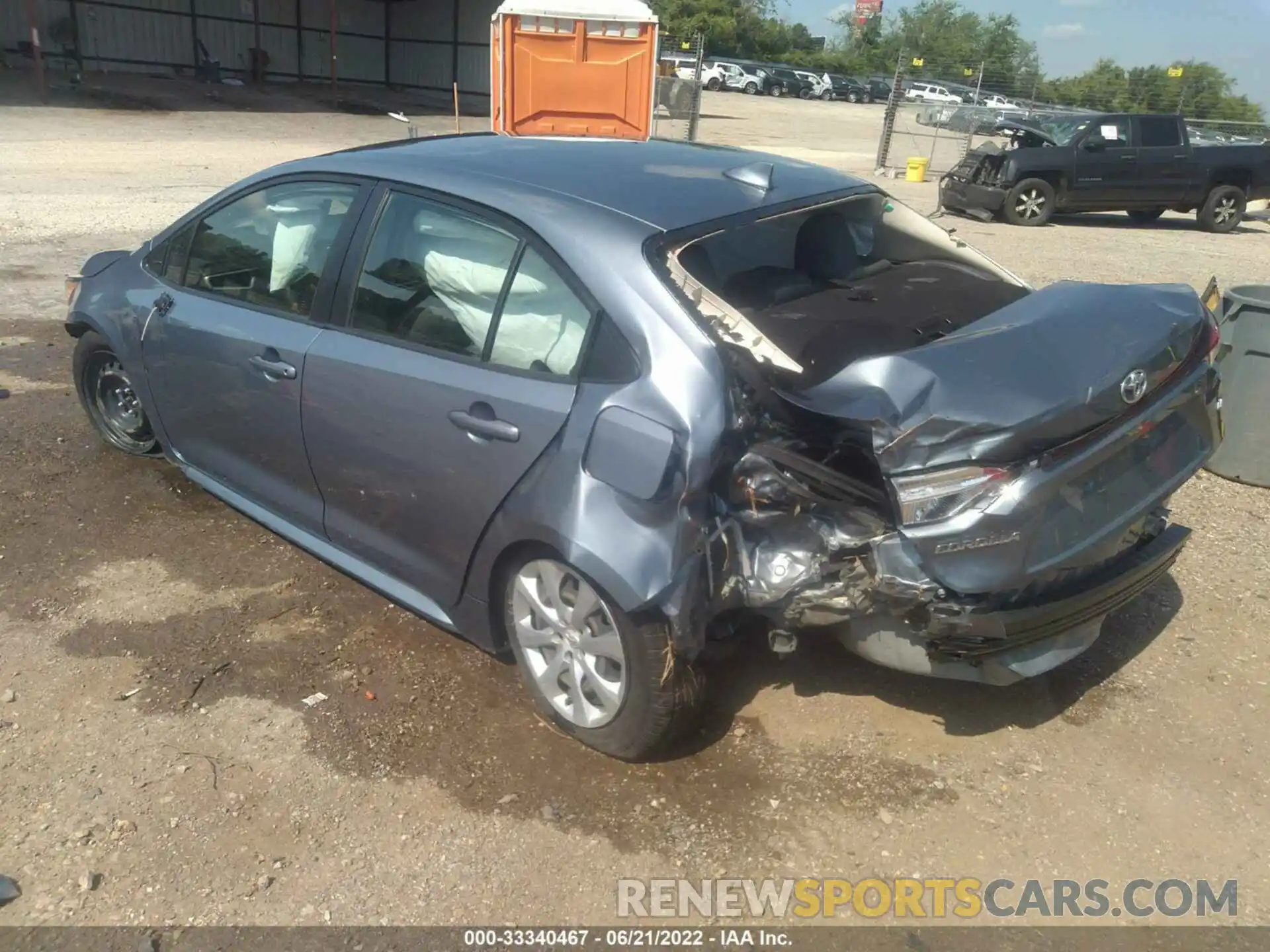 3 Photograph of a damaged car JTDEPRAE5LJ031727 TOYOTA COROLLA 2020