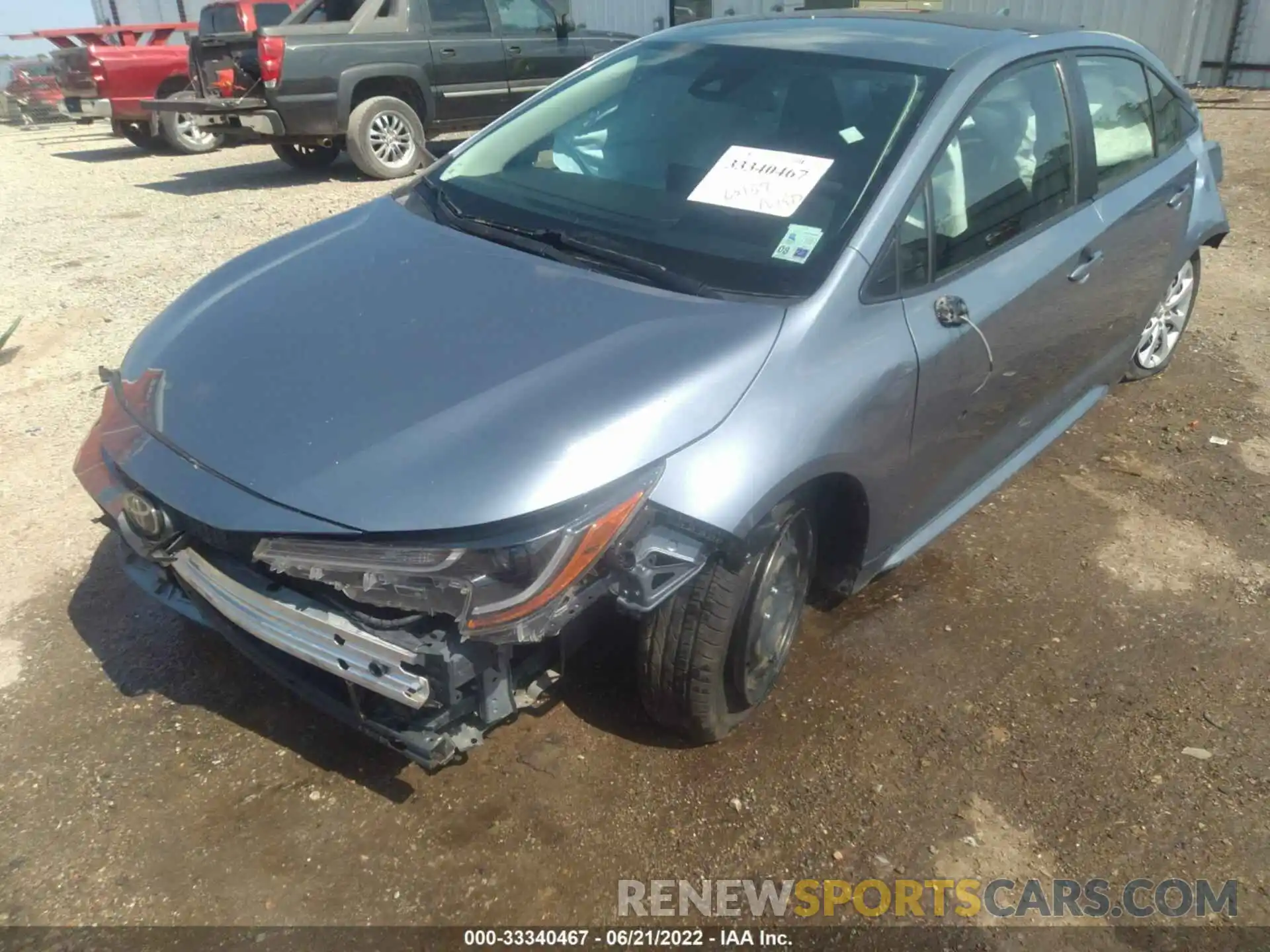 6 Photograph of a damaged car JTDEPRAE5LJ031727 TOYOTA COROLLA 2020