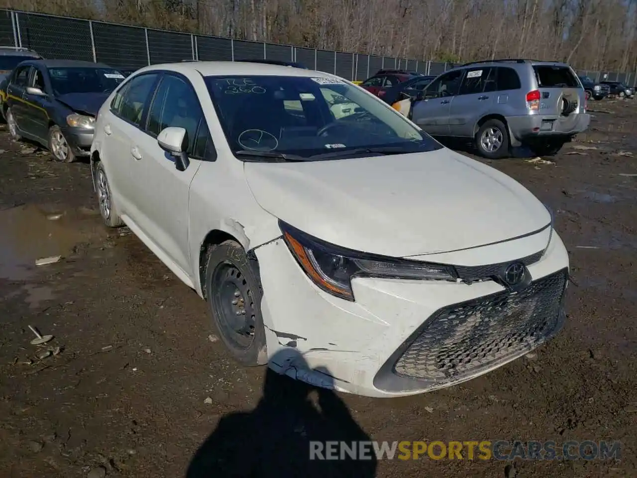 1 Photograph of a damaged car JTDEPRAE5LJ032232 TOYOTA COROLLA 2020