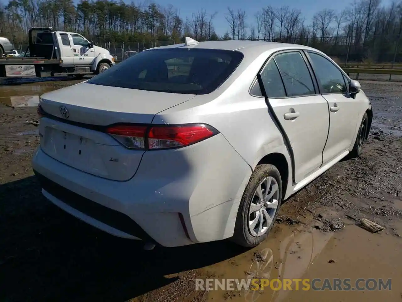 4 Photograph of a damaged car JTDEPRAE5LJ032232 TOYOTA COROLLA 2020