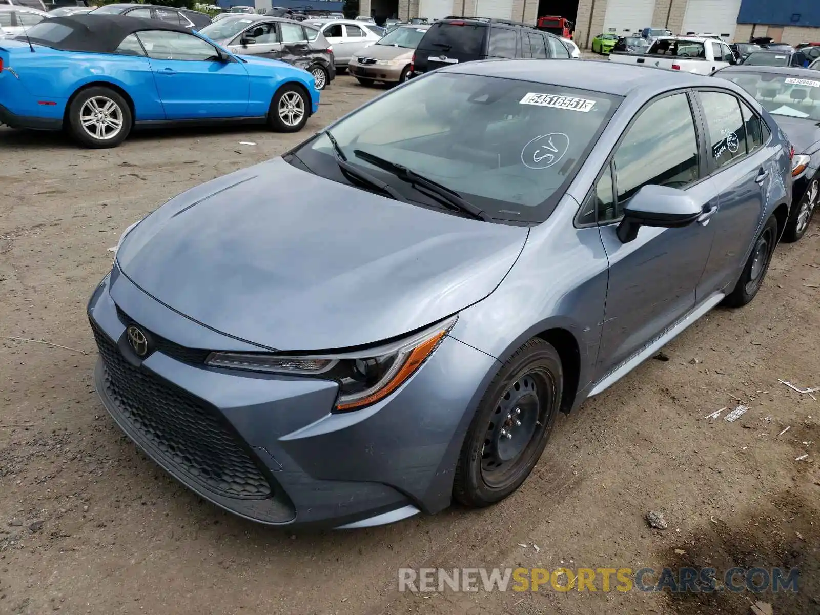 2 Photograph of a damaged car JTDEPRAE5LJ032845 TOYOTA COROLLA 2020