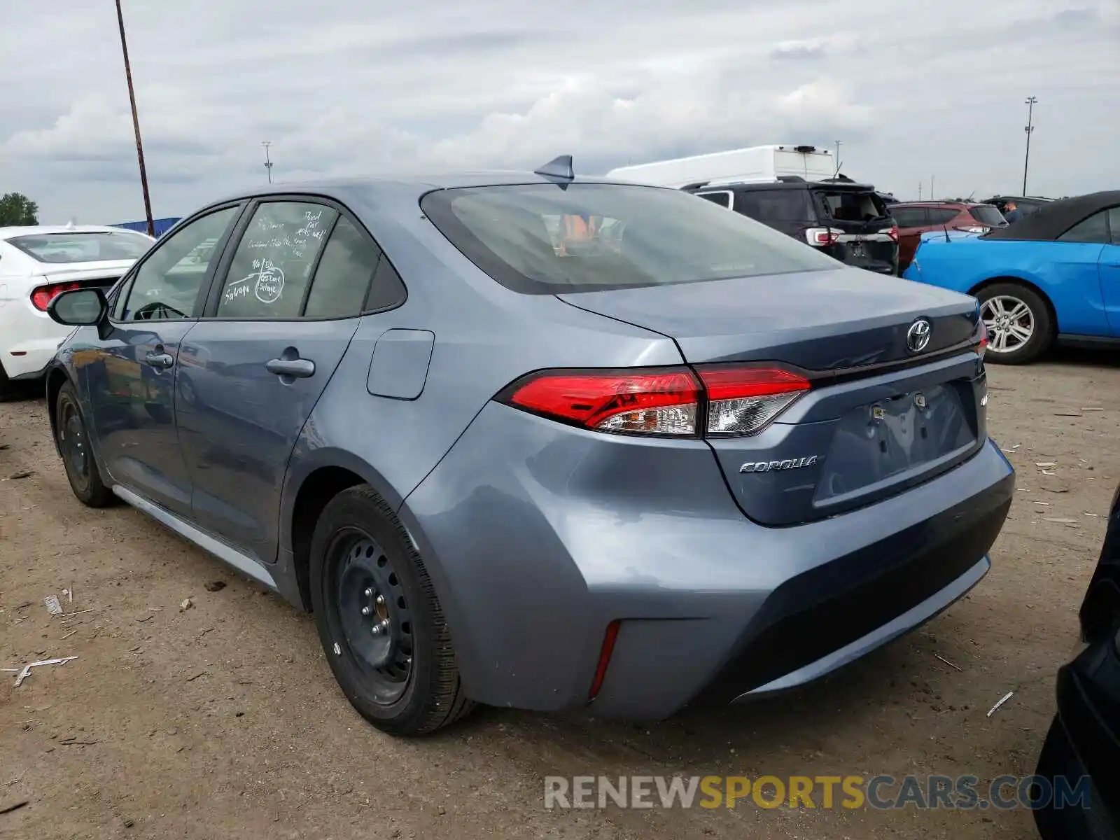 3 Photograph of a damaged car JTDEPRAE5LJ032845 TOYOTA COROLLA 2020