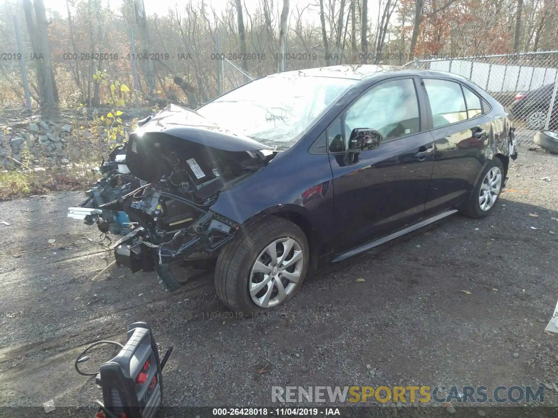 2 Photograph of a damaged car JTDEPRAE5LJ033753 TOYOTA COROLLA 2020