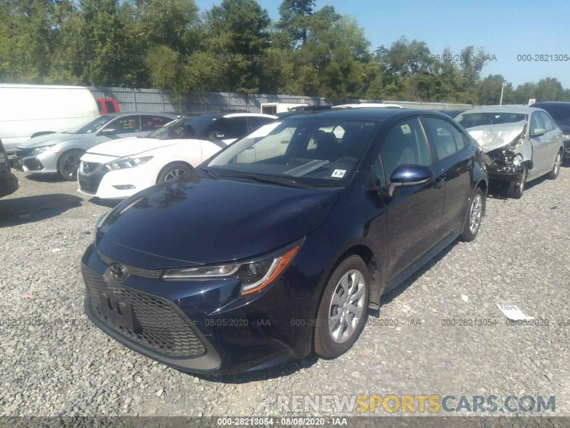 2 Photograph of a damaged car JTDEPRAE5LJ033834 TOYOTA COROLLA 2020