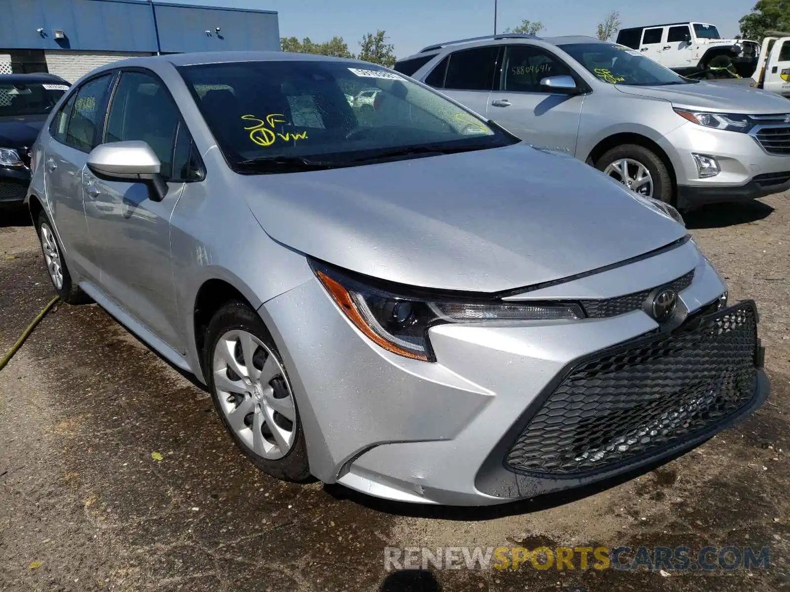 1 Photograph of a damaged car JTDEPRAE5LJ034501 TOYOTA COROLLA 2020