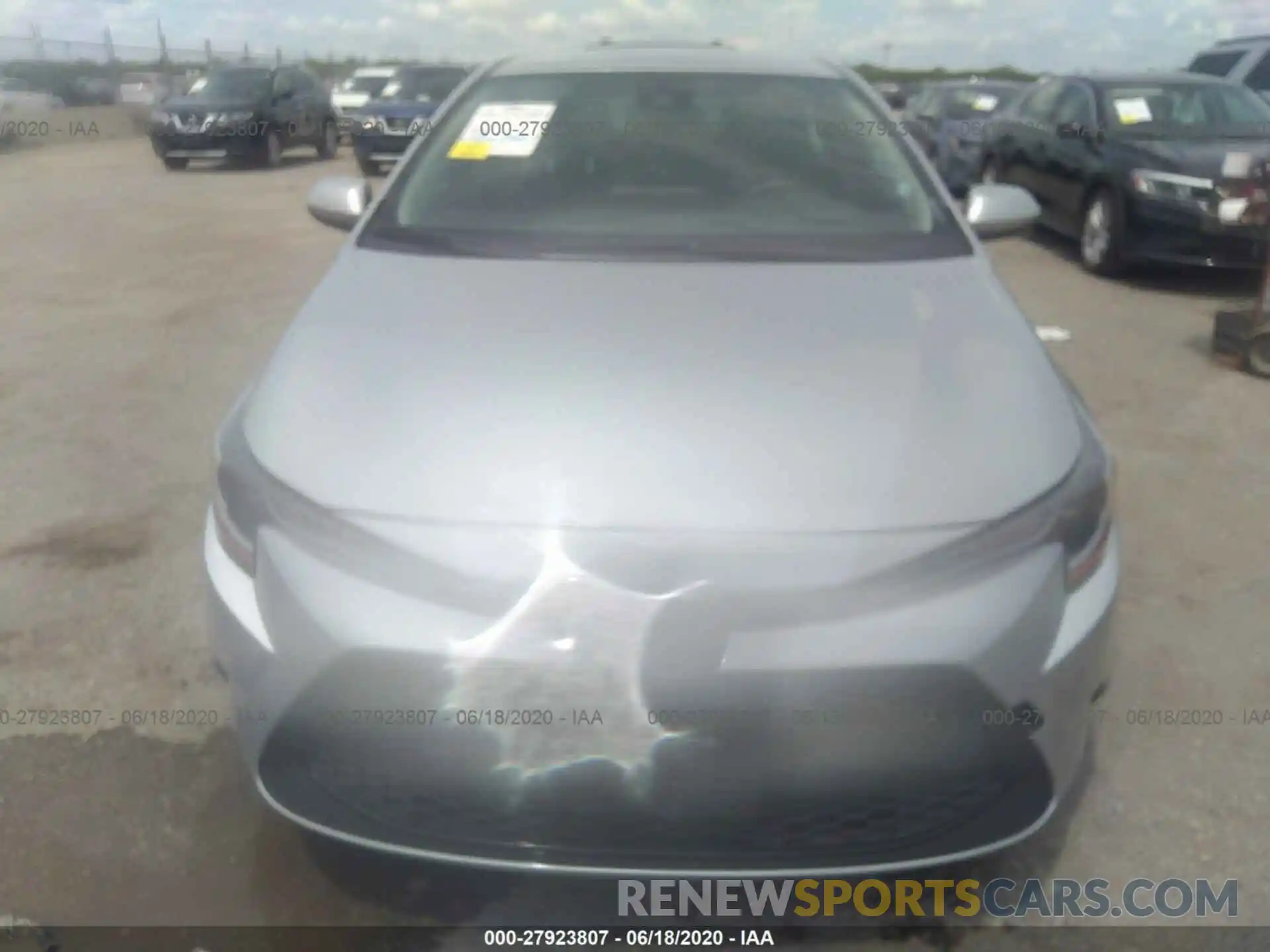 6 Photograph of a damaged car JTDEPRAE5LJ034627 TOYOTA COROLLA 2020